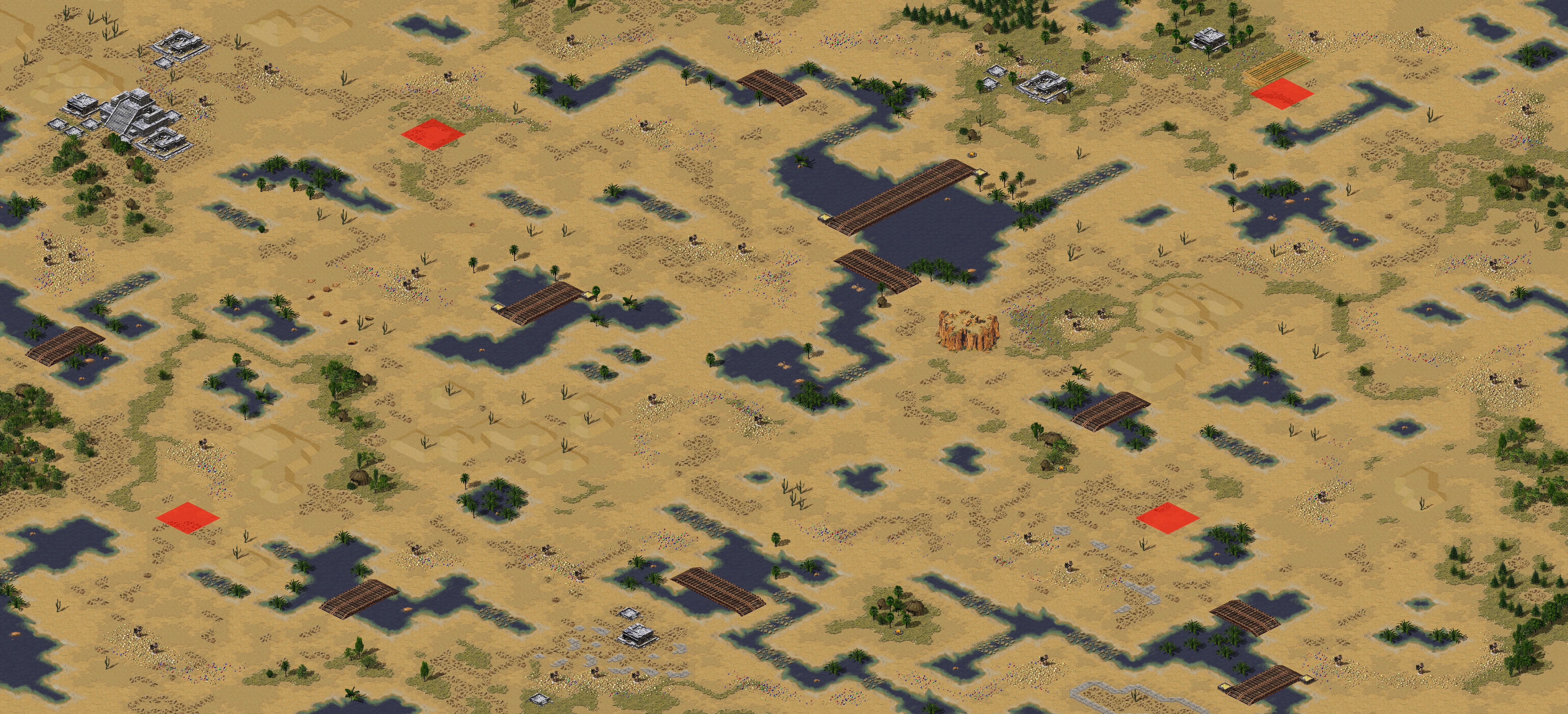 Rendered map: Desert Exile