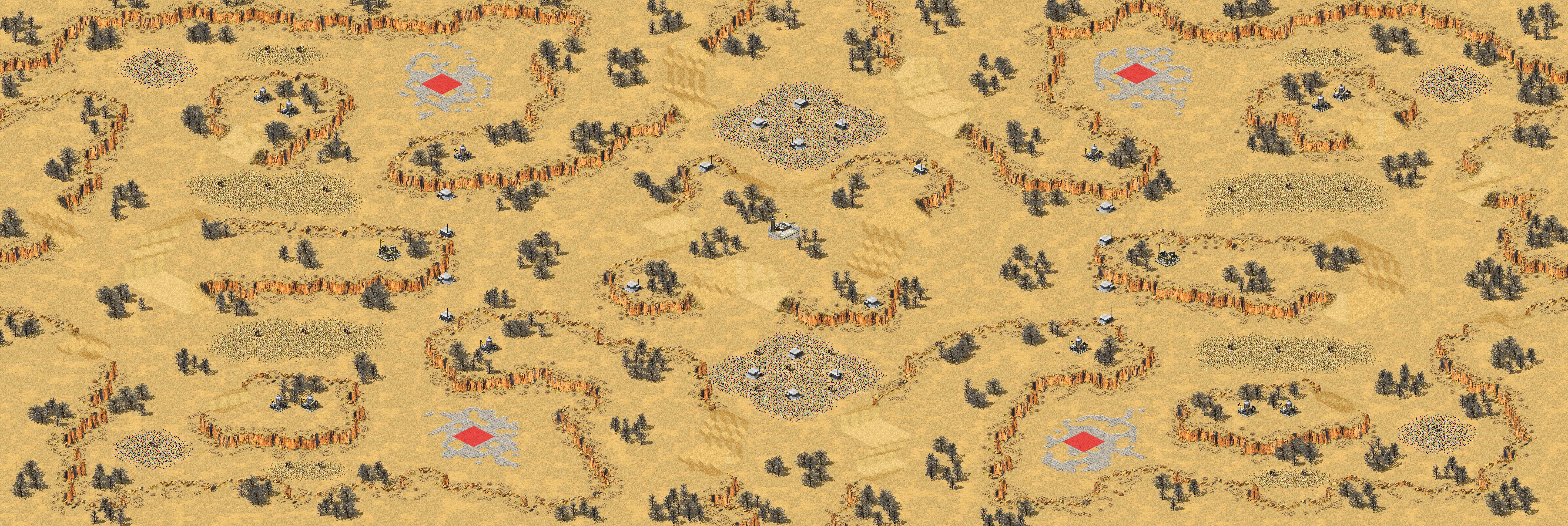 Rendered map: 荒芜之地Ⅱ