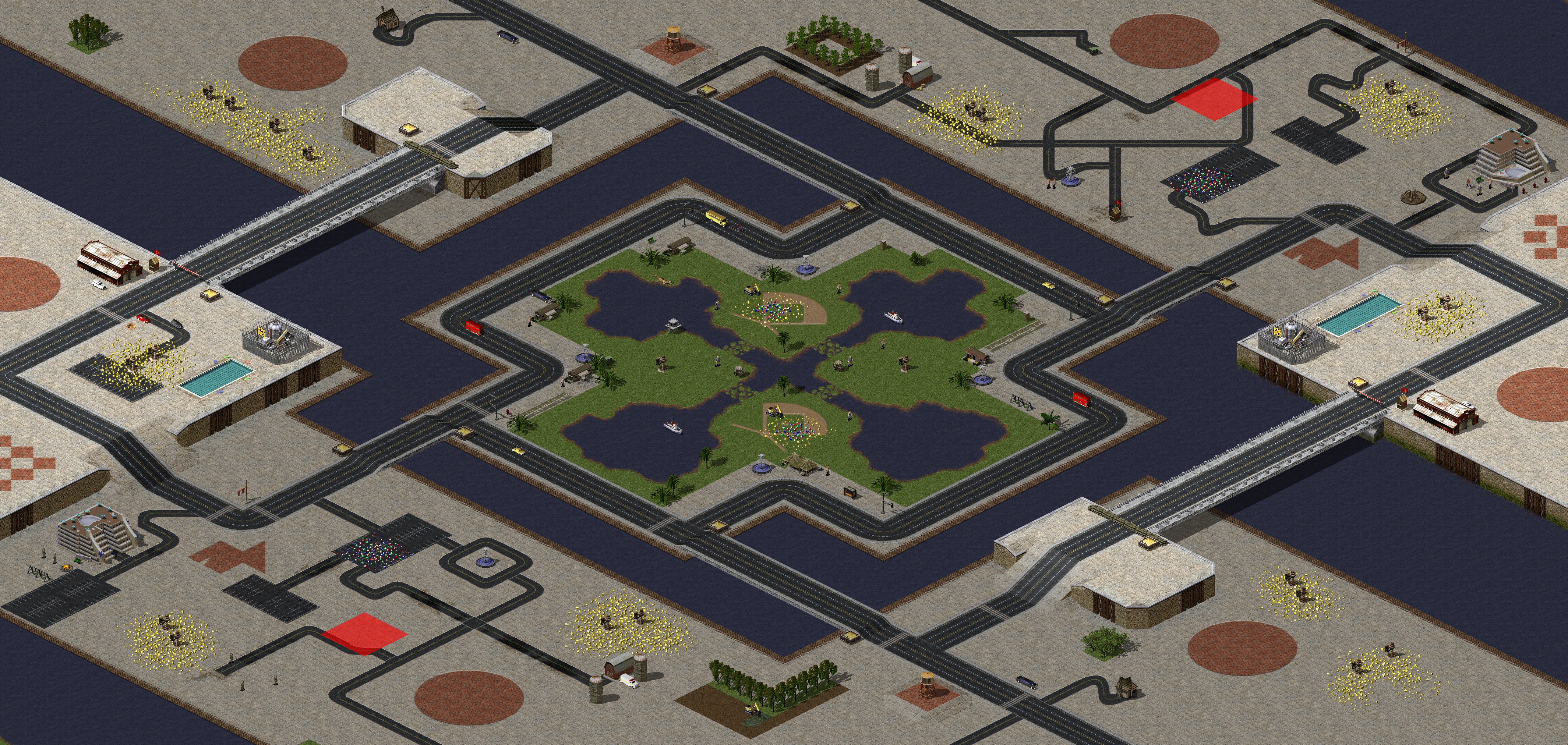 Rendered map: City Garden