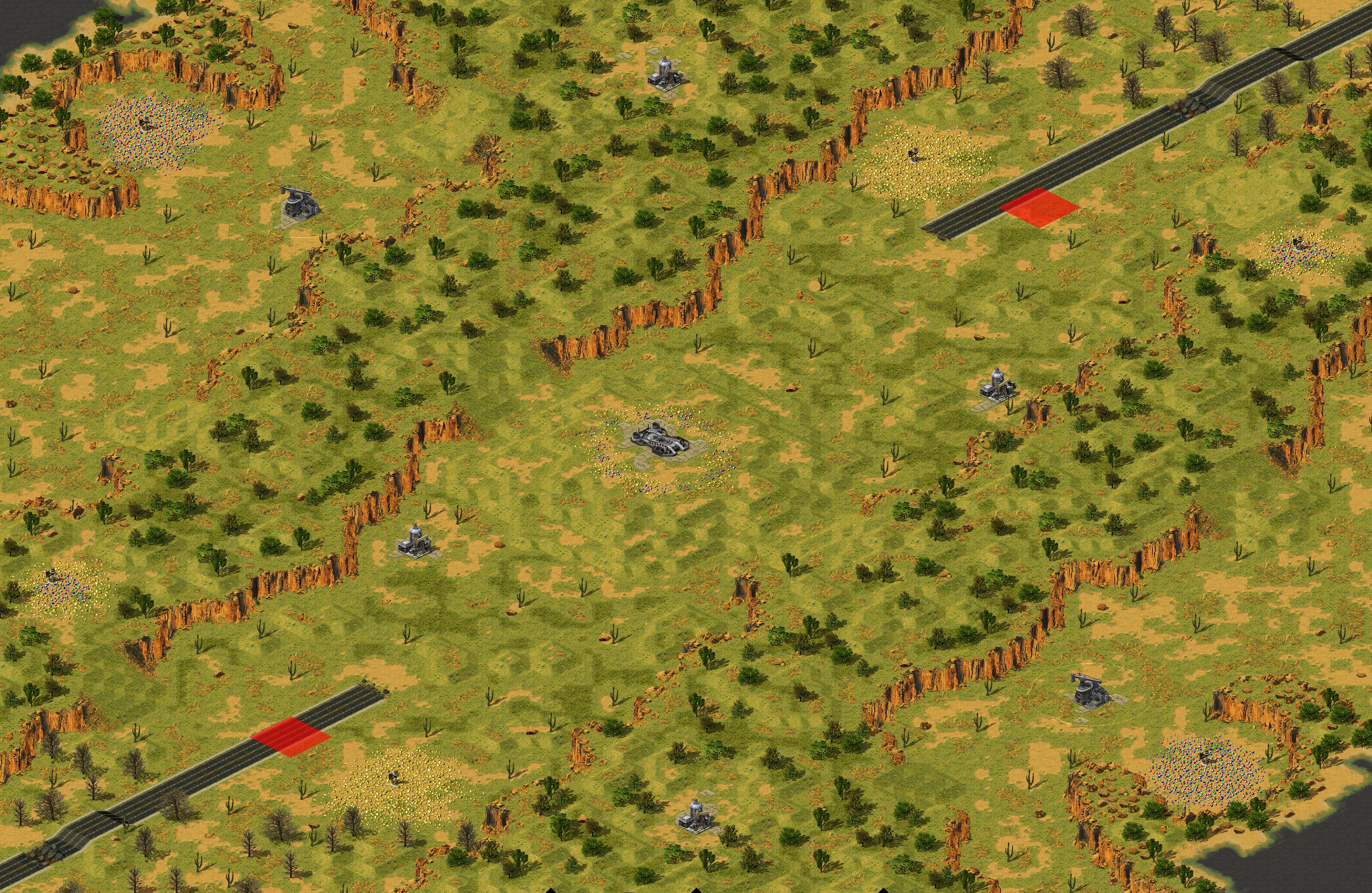 Rendered map: Nevada Valley