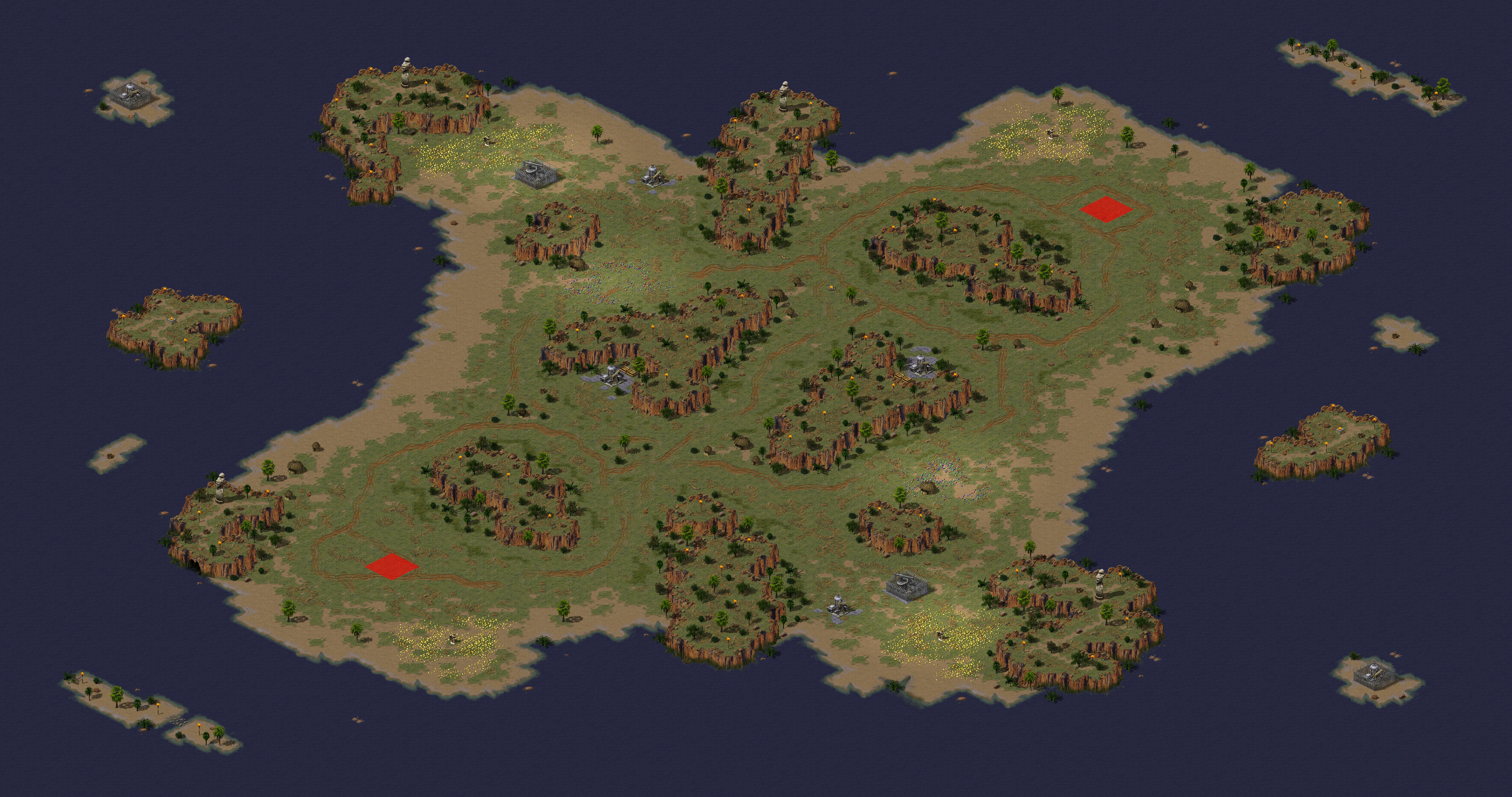 Rendered map: Fire Island