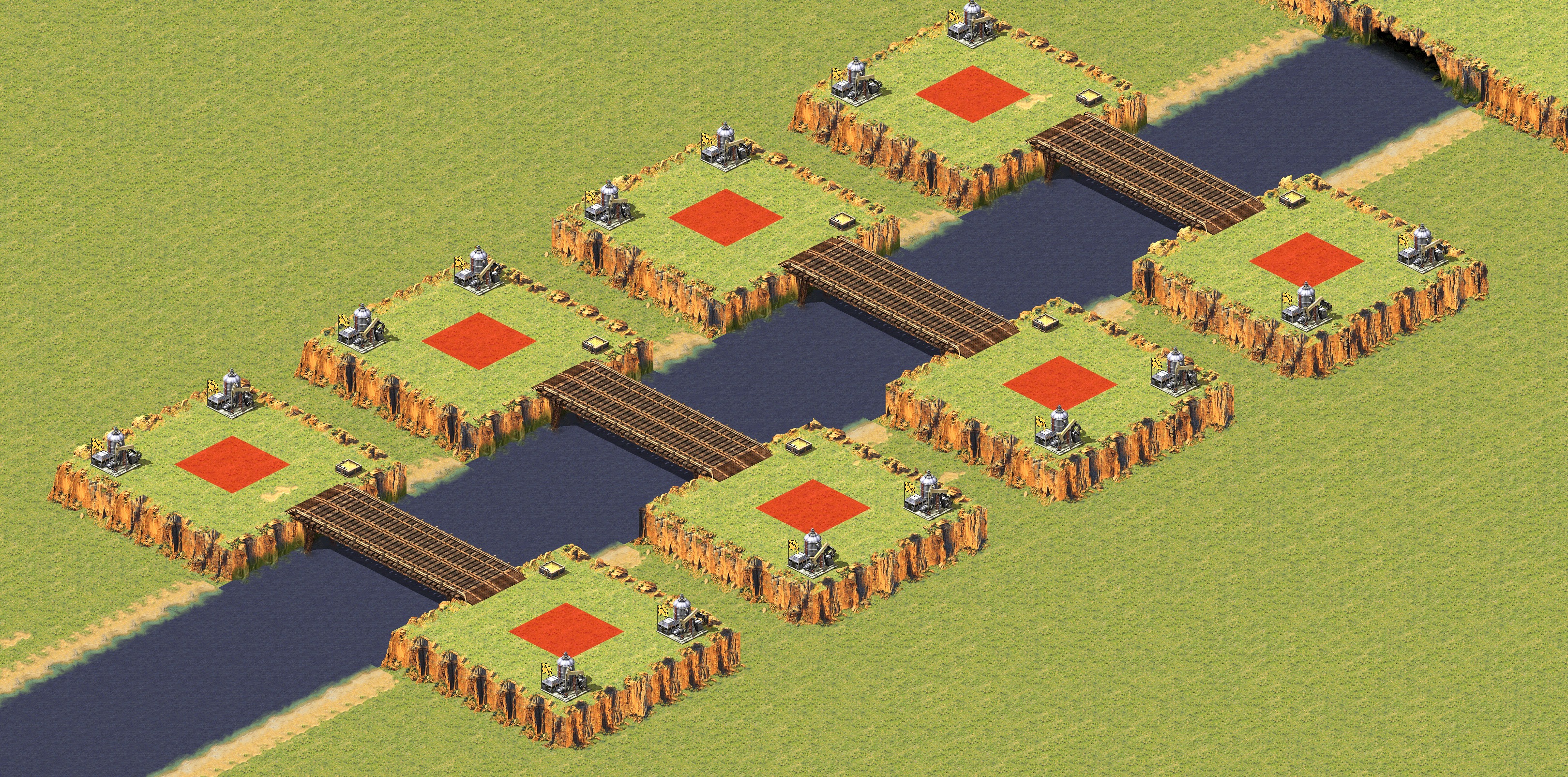 Rendered map: Evenly Matched (4v4)
