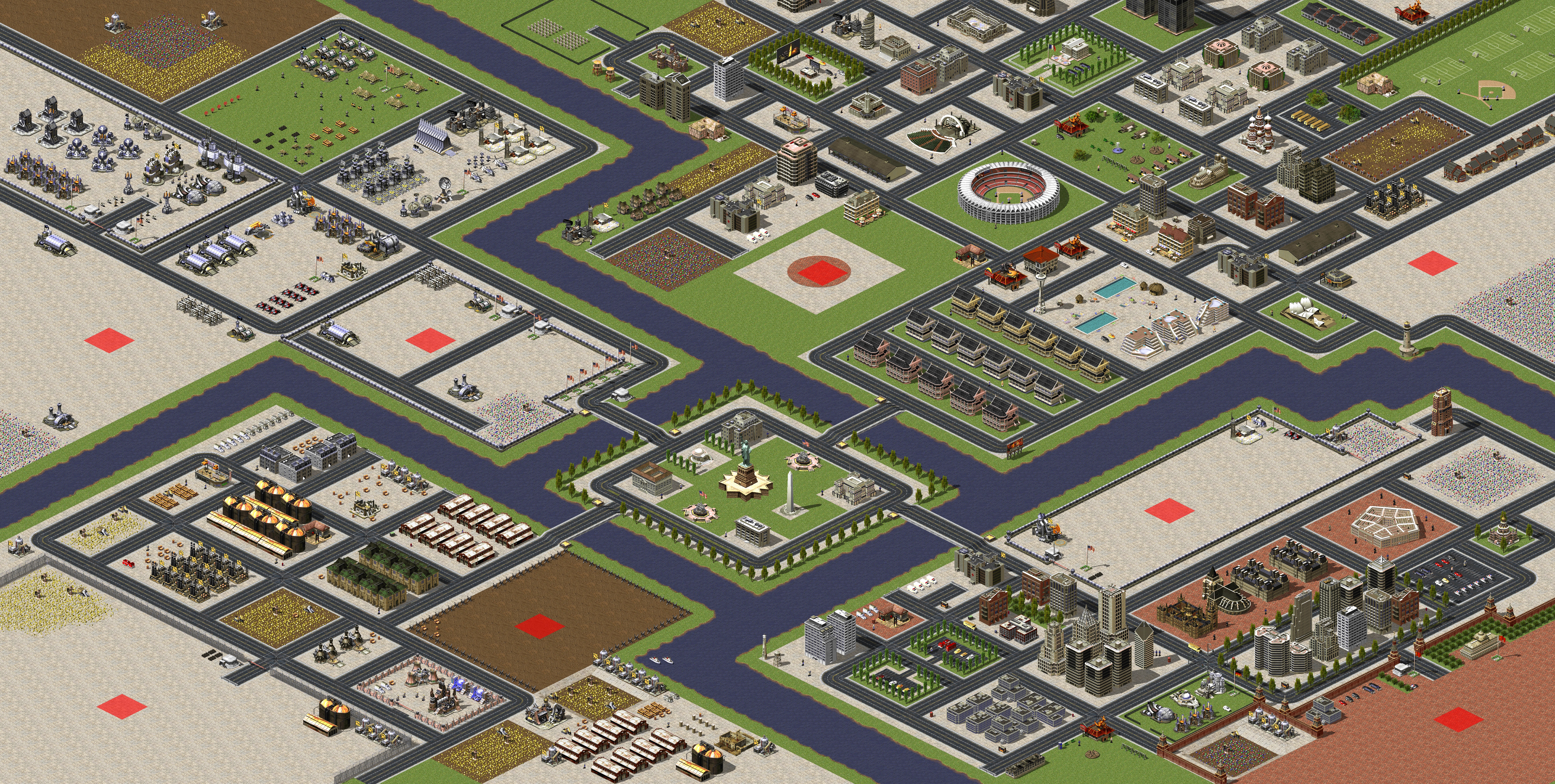 Rendered map: Holographic Slums