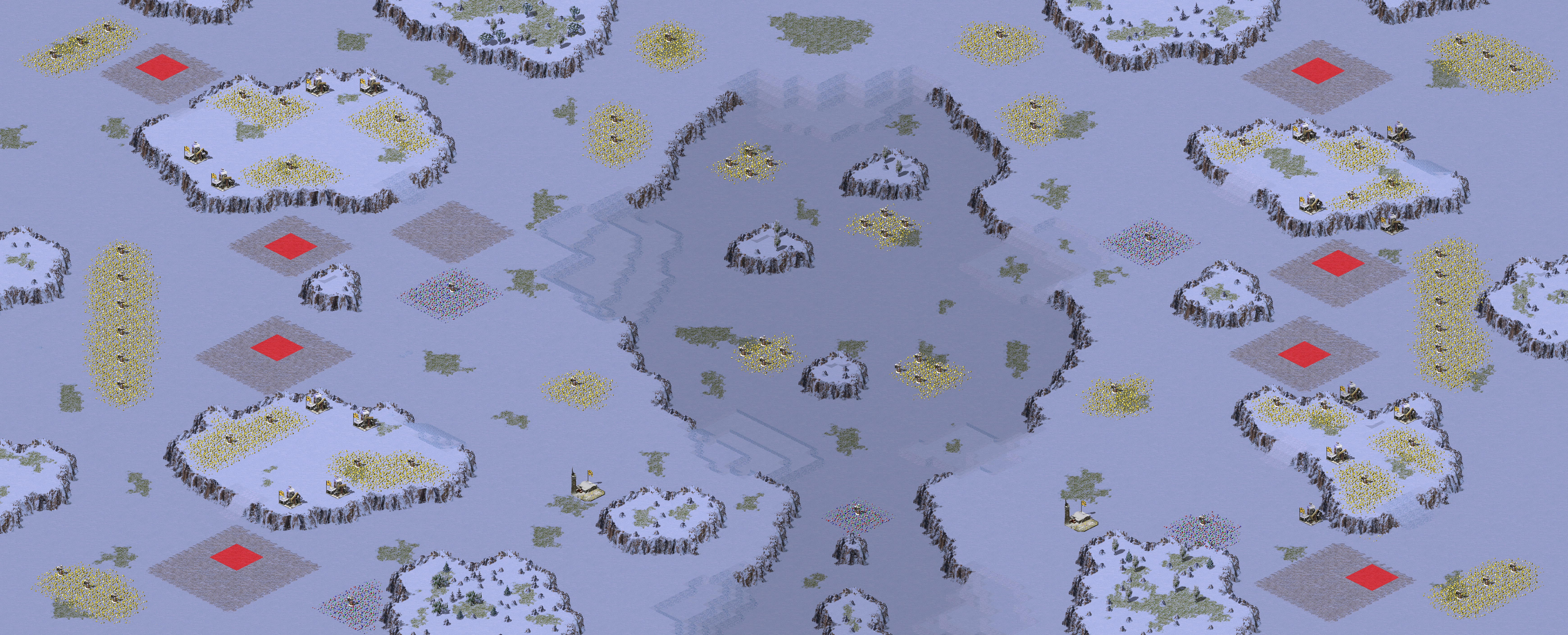 Rendered map: [8] cliffside snow [Soviet Buff] by Atelier