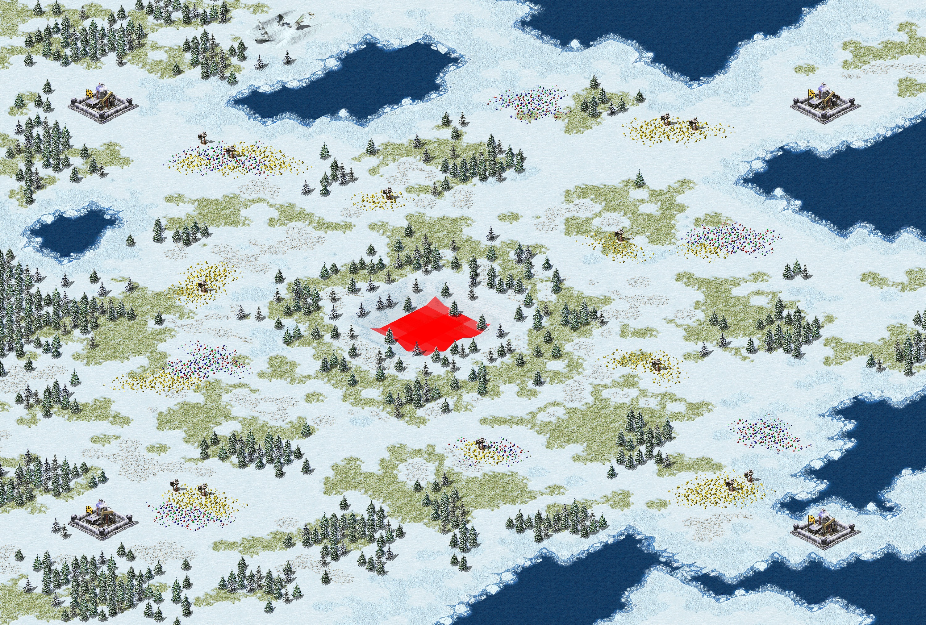 Rendered map: Christmas Island Patch - Land Grab