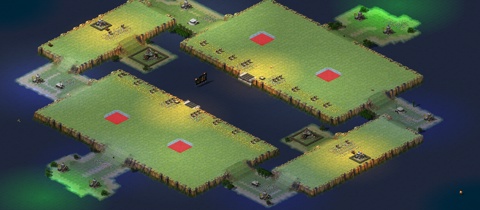 Rendered preview of 2v2废墟岛