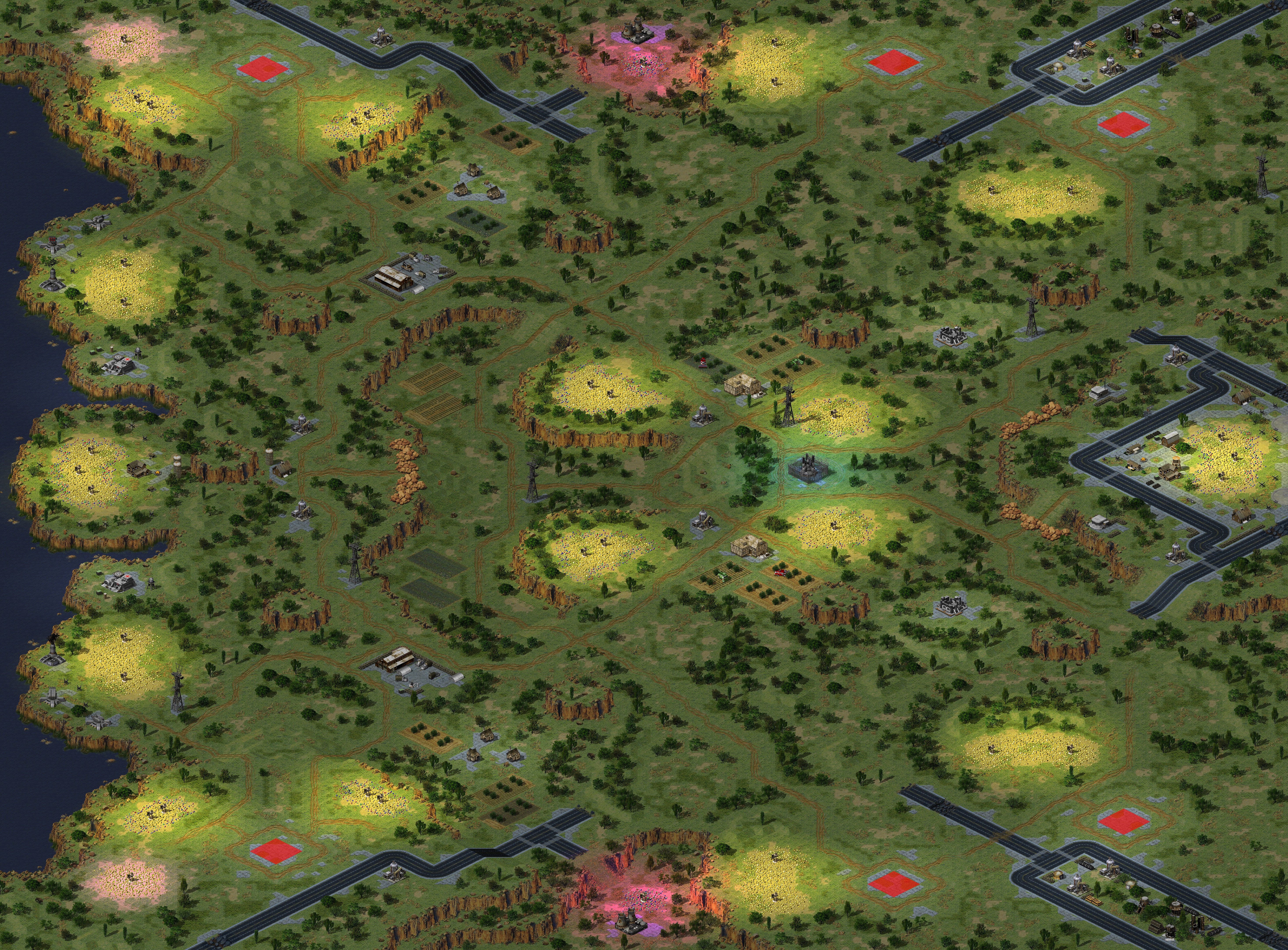 Rendered map: Shrouded Canyon