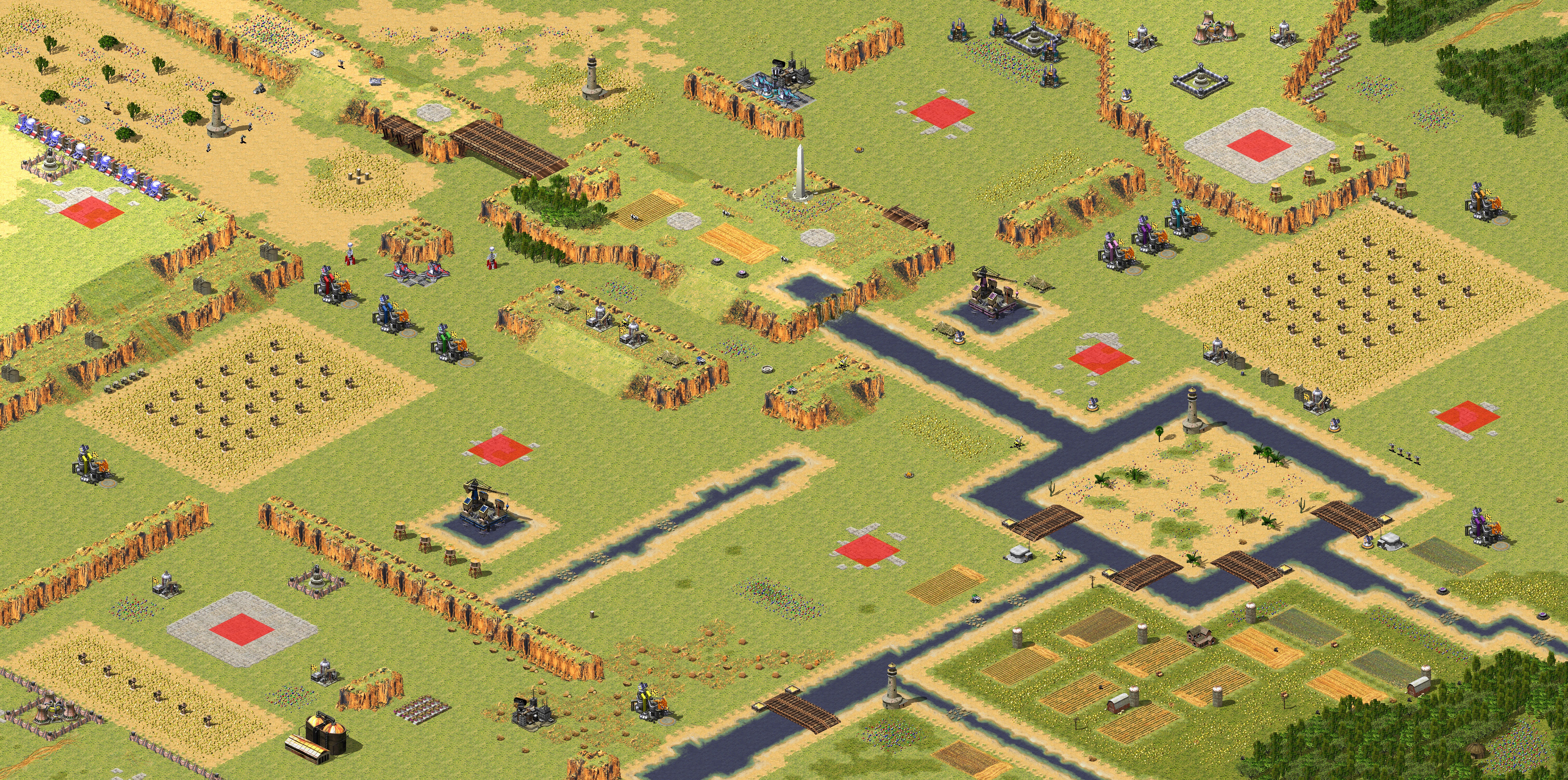 Rendered map: Lonely Grave 4v4