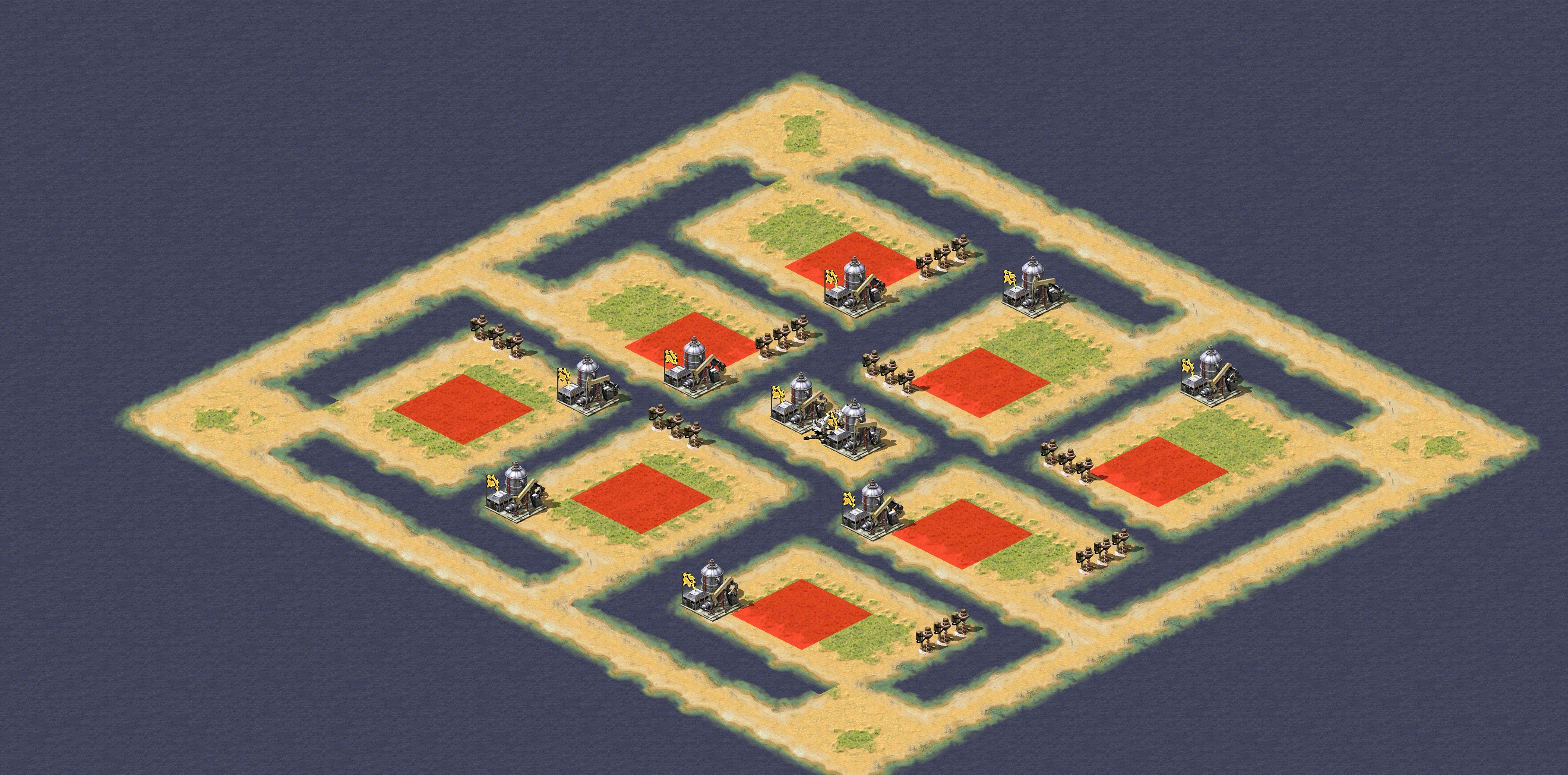 Rendered map: Arena Patch 4