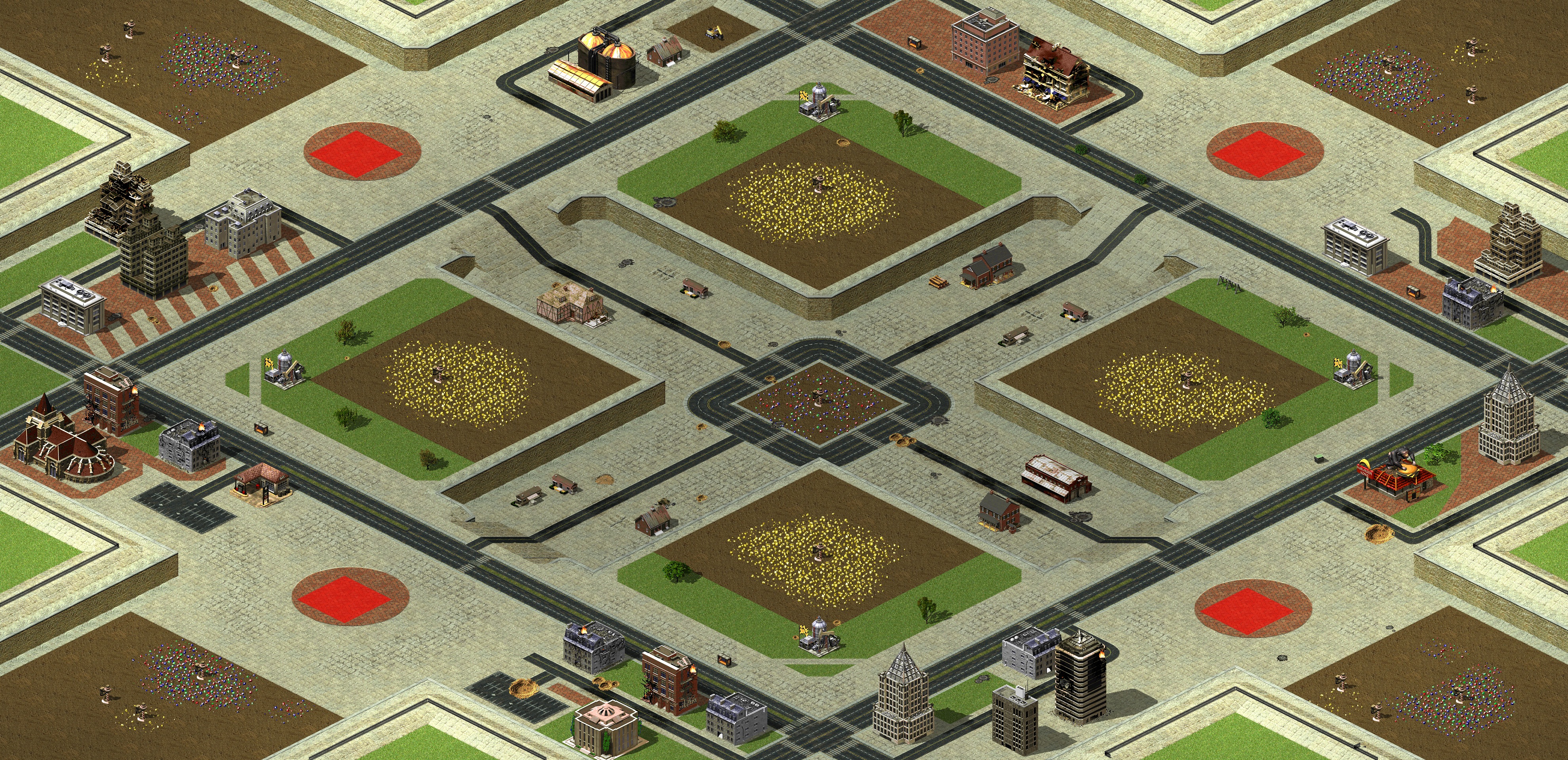 Rendered map: Murderers' Row SE
