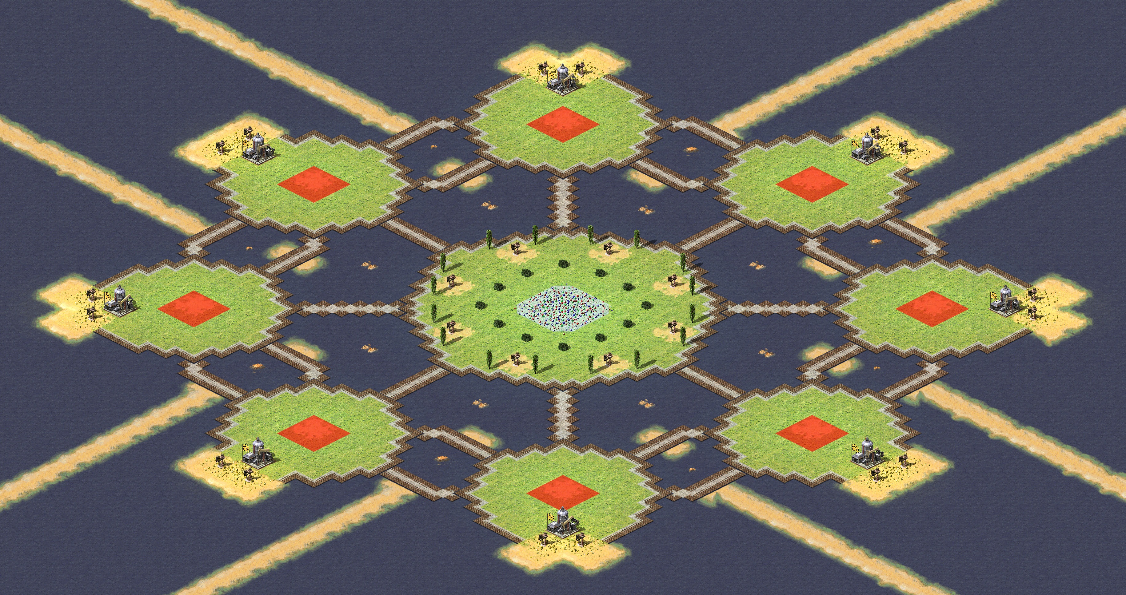 Rendered map: One Patch Each (Ore)