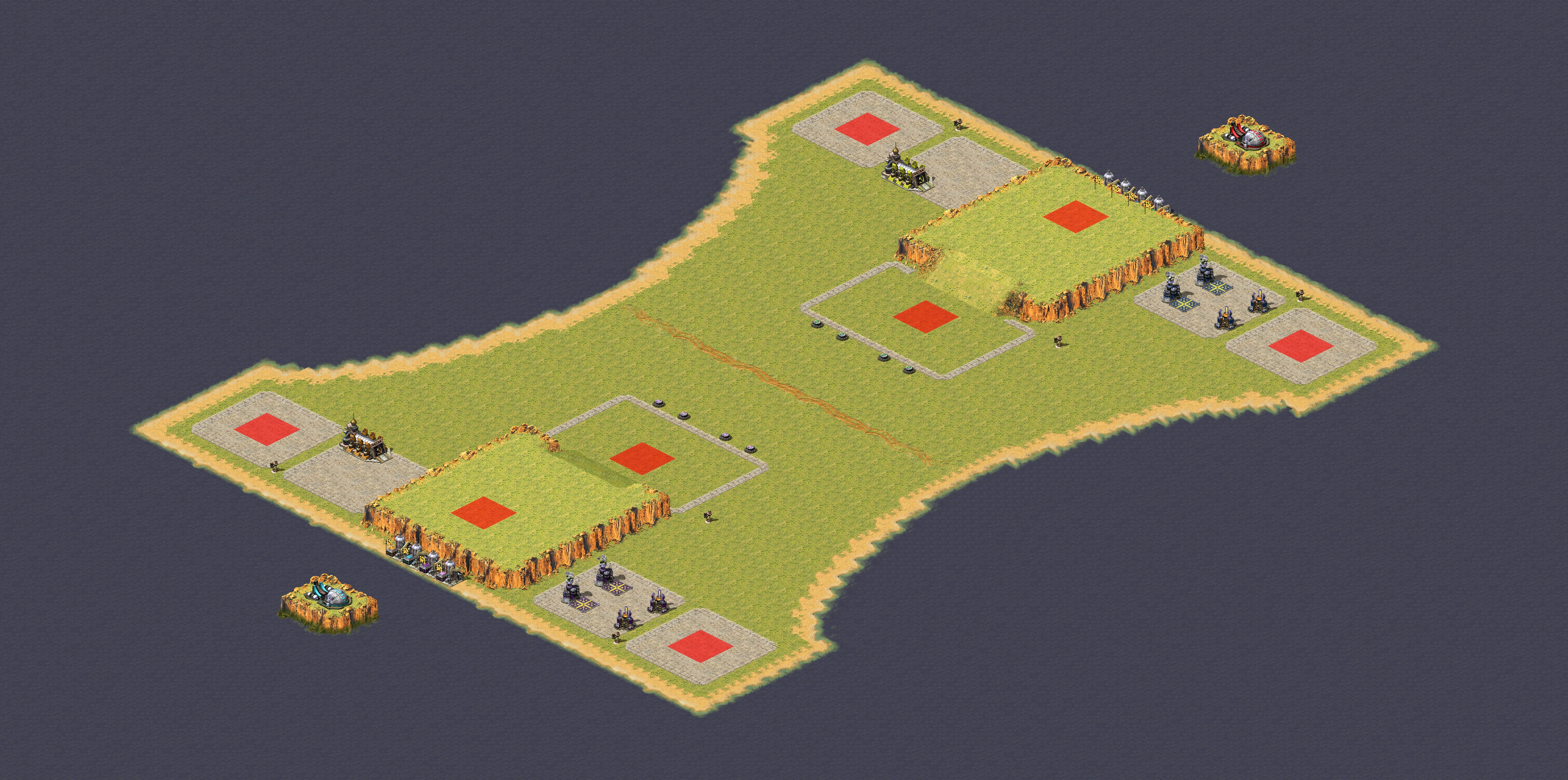 Rendered map: Unfair 4v4