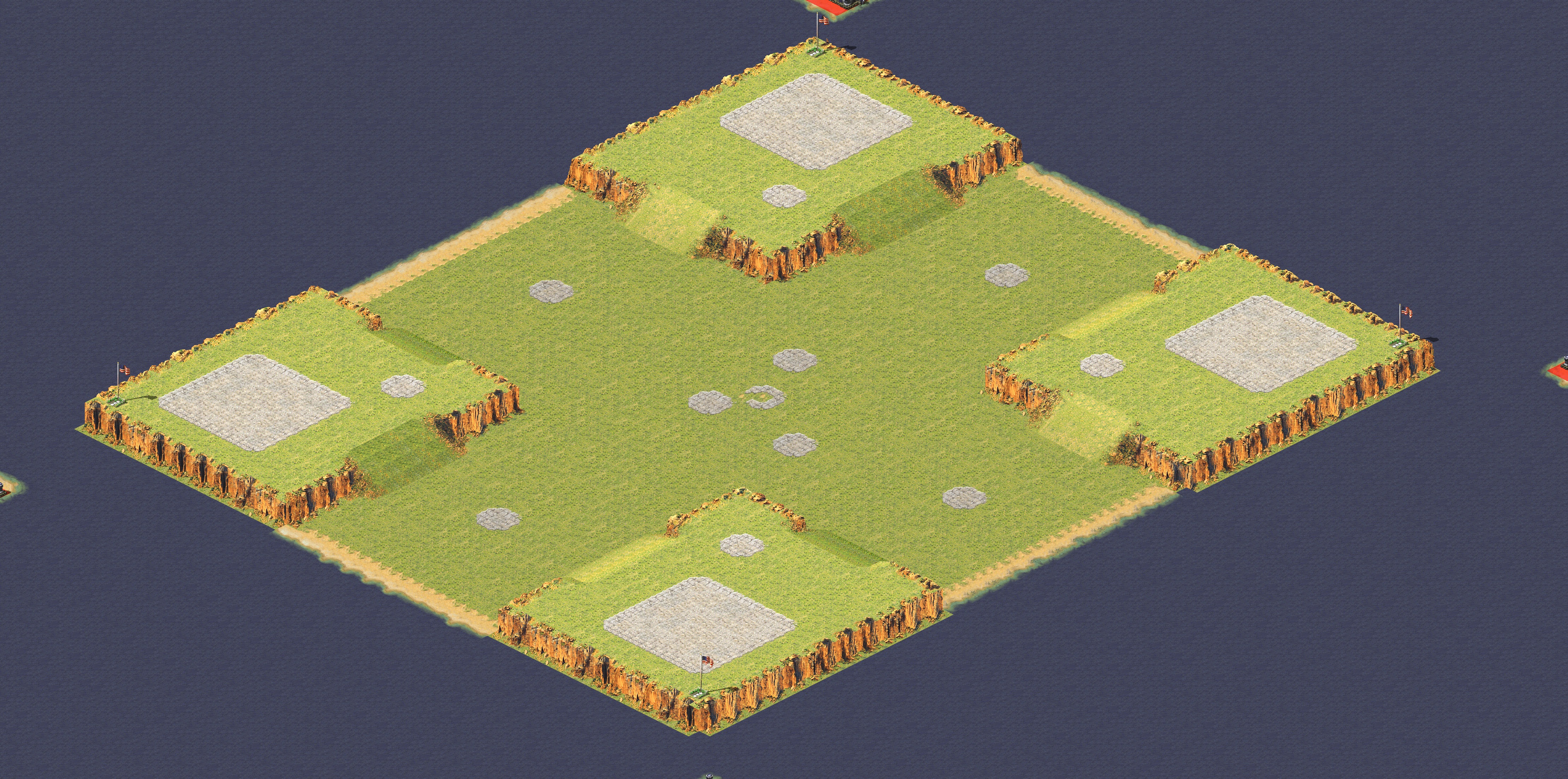Rendered map: Lazy Apocalypse Tank War