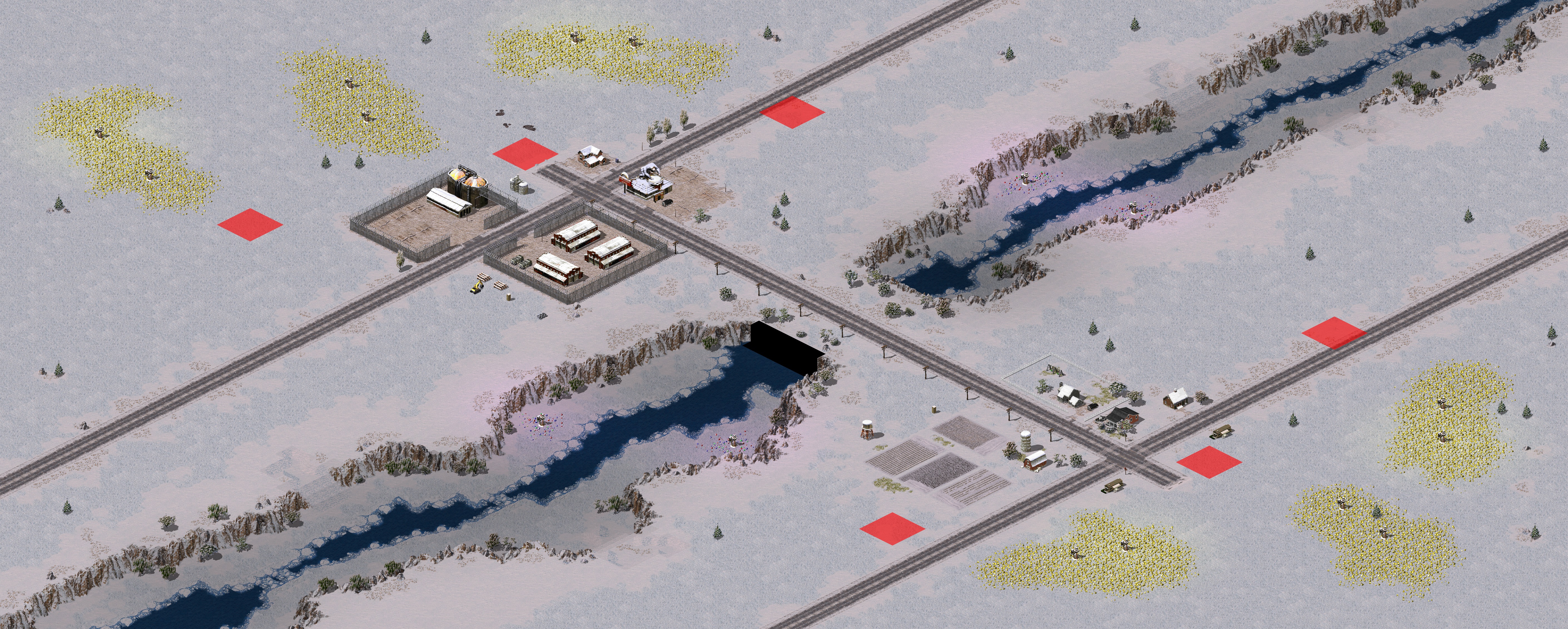 Rendered map: 乡村乐SE（雪皮）