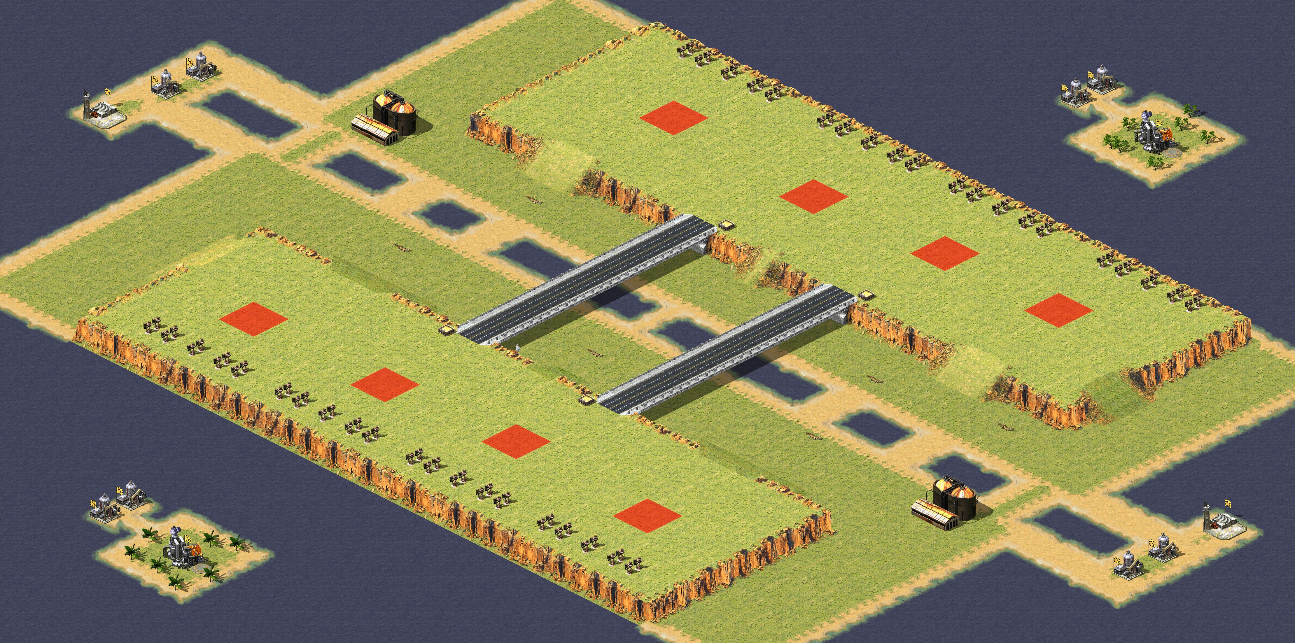Rendered map: Island 4v4