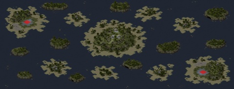 Rendered preview of Paradise Islands