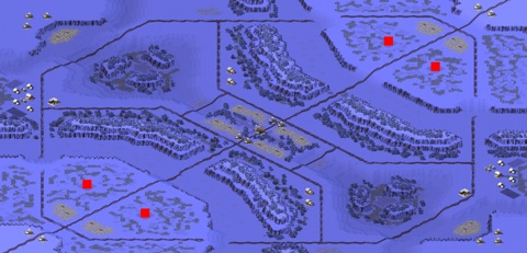 Rendered preview of Frozen Canyon (2v2)