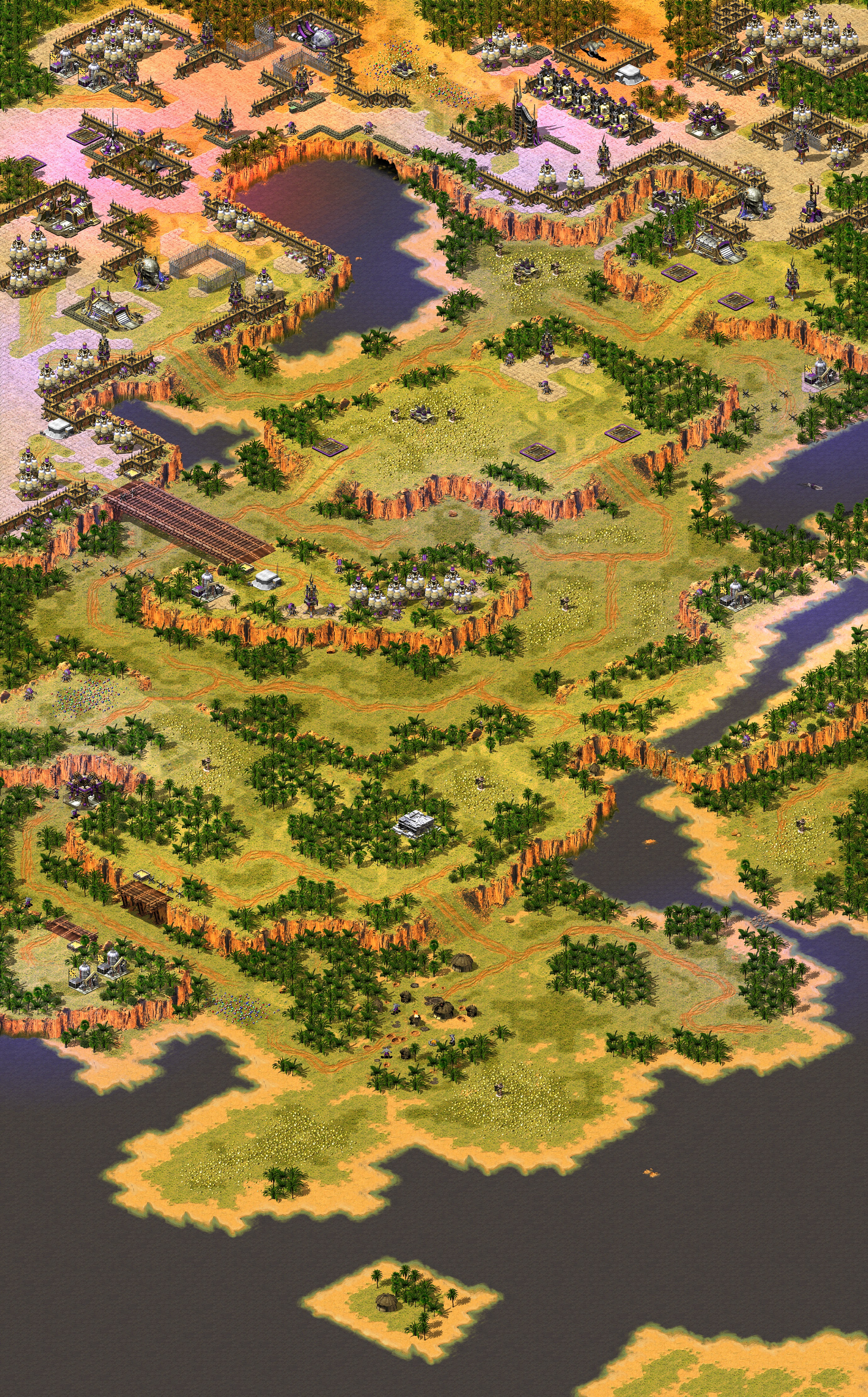Rendered map: fierce intent