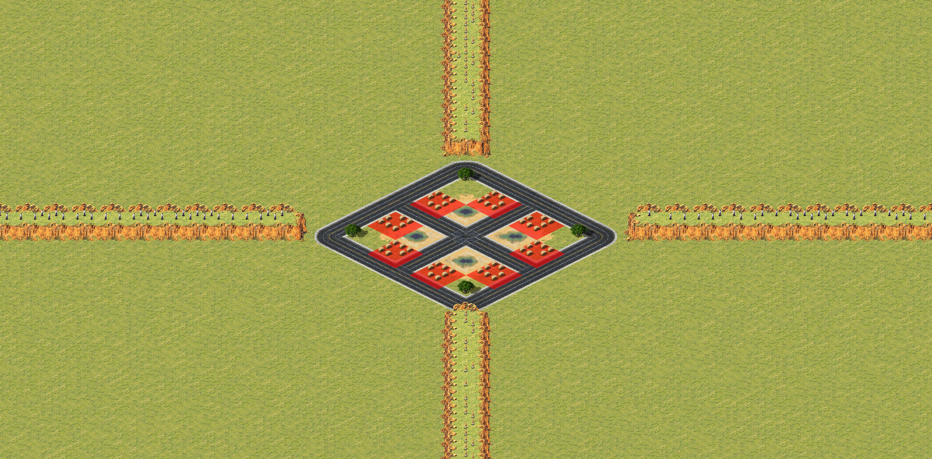 Rendered map: Real Men vs Apocalypse