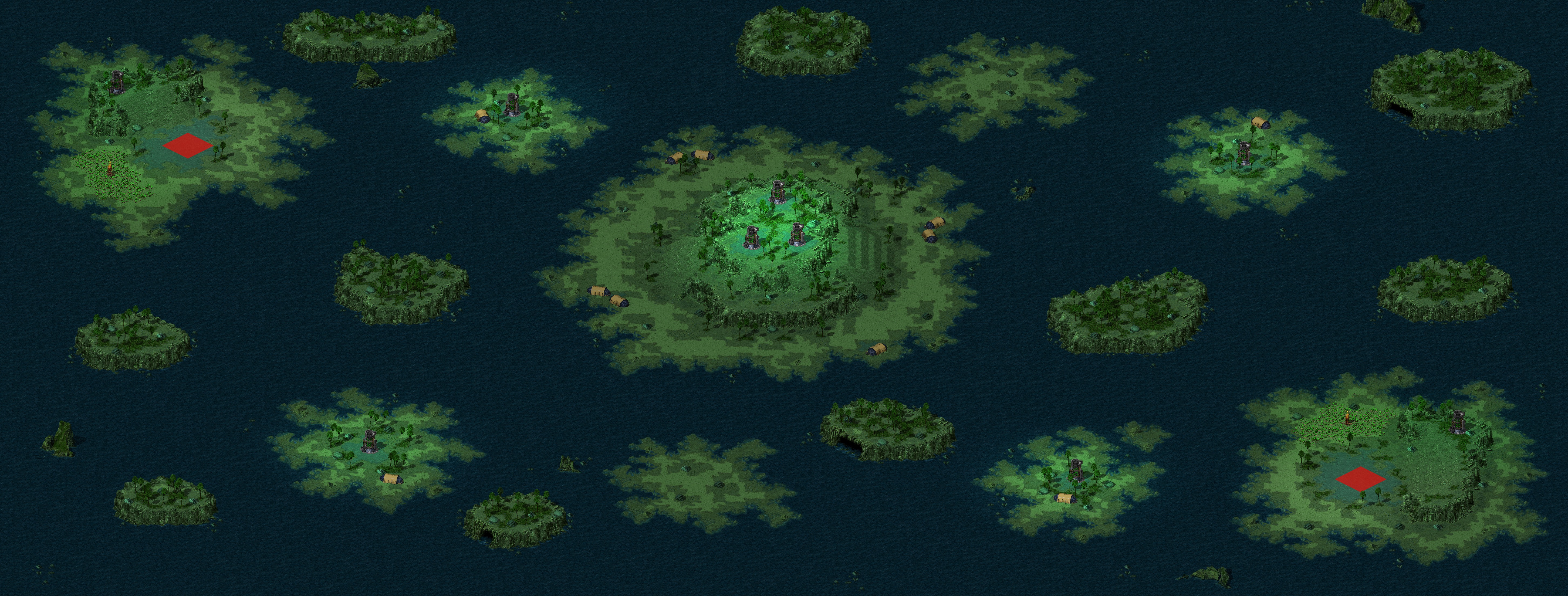 Rendered map: Paradise Islands (2)