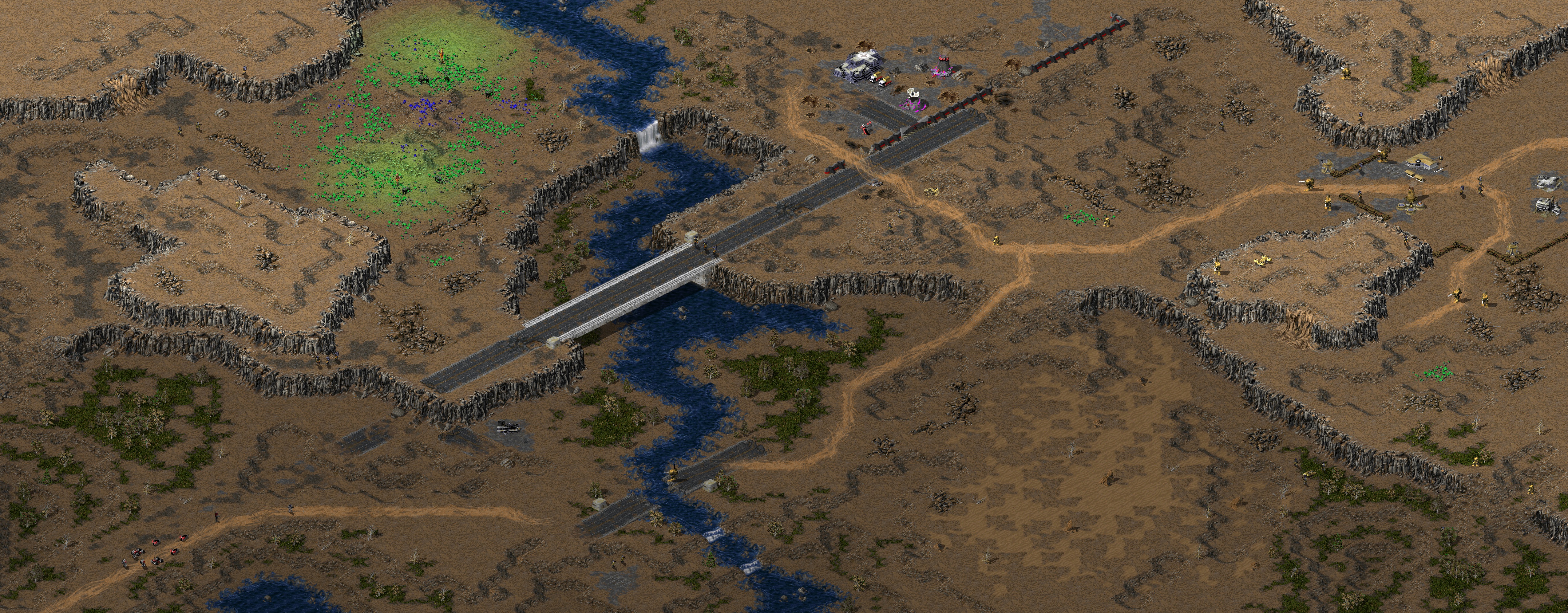Rendered map: Escort the Bio-toxin Trucks