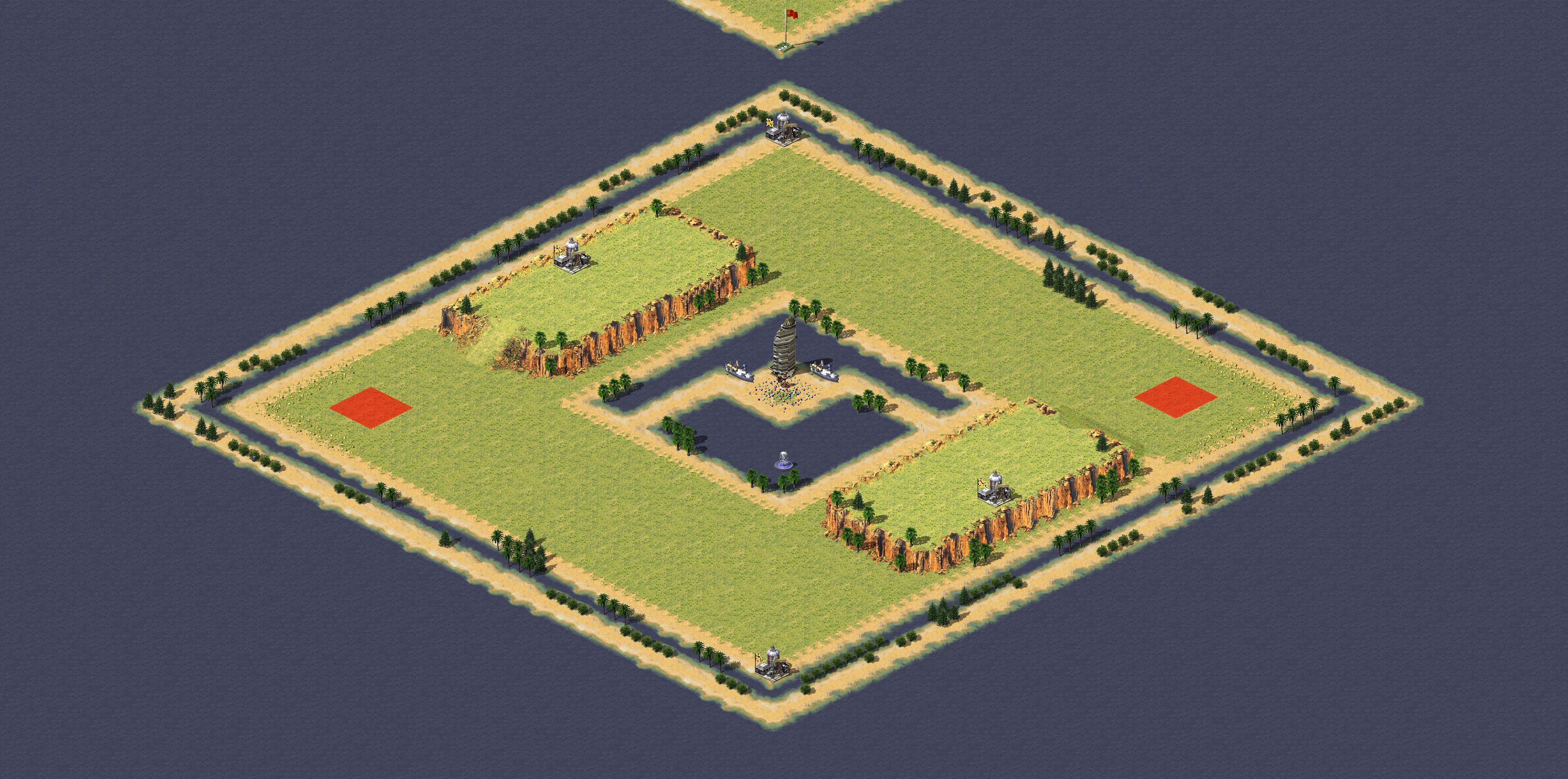 Rendered map: Deer Spoils 1v1