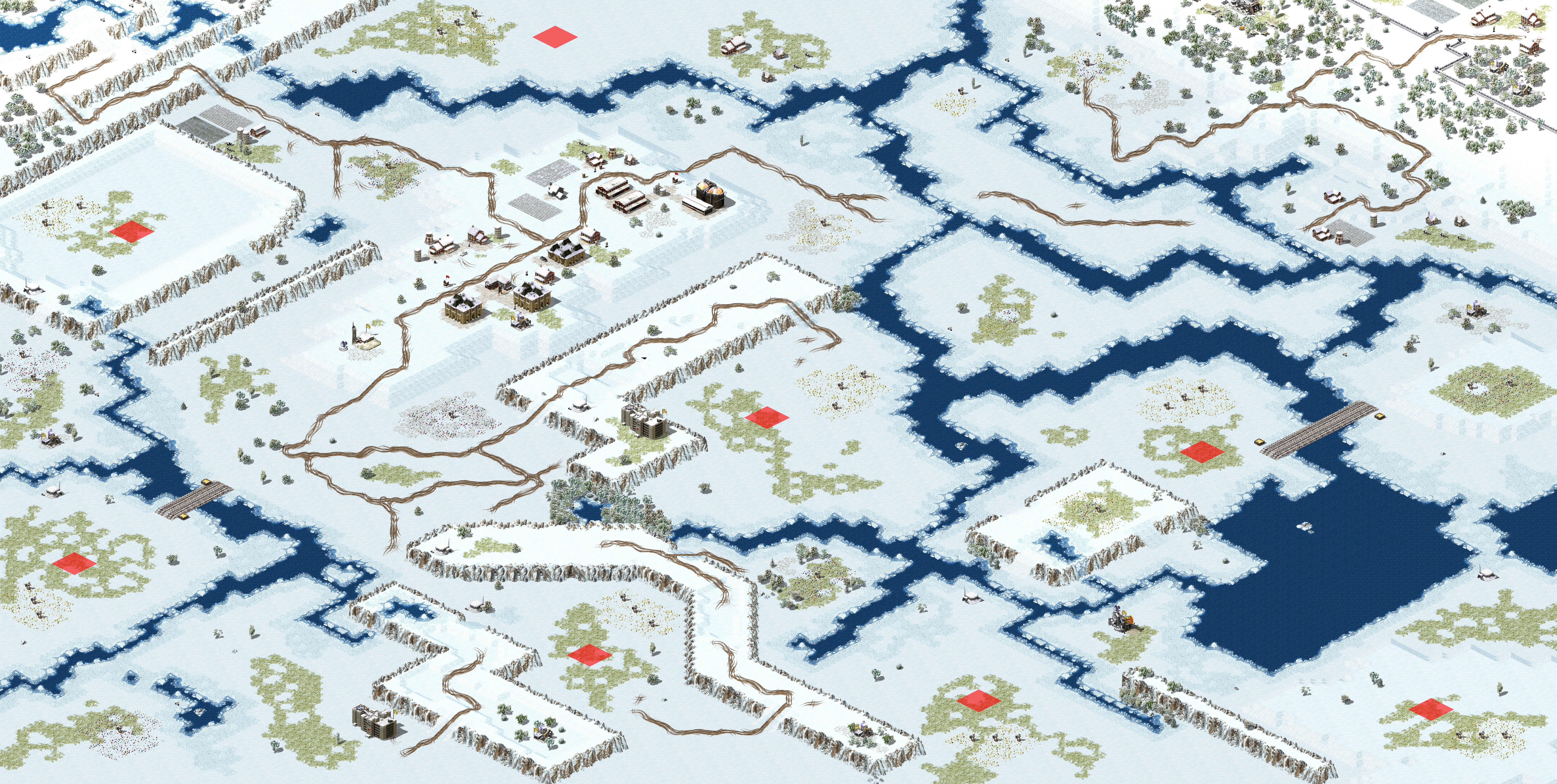 Rendered map: Snowdrift Canyon Front