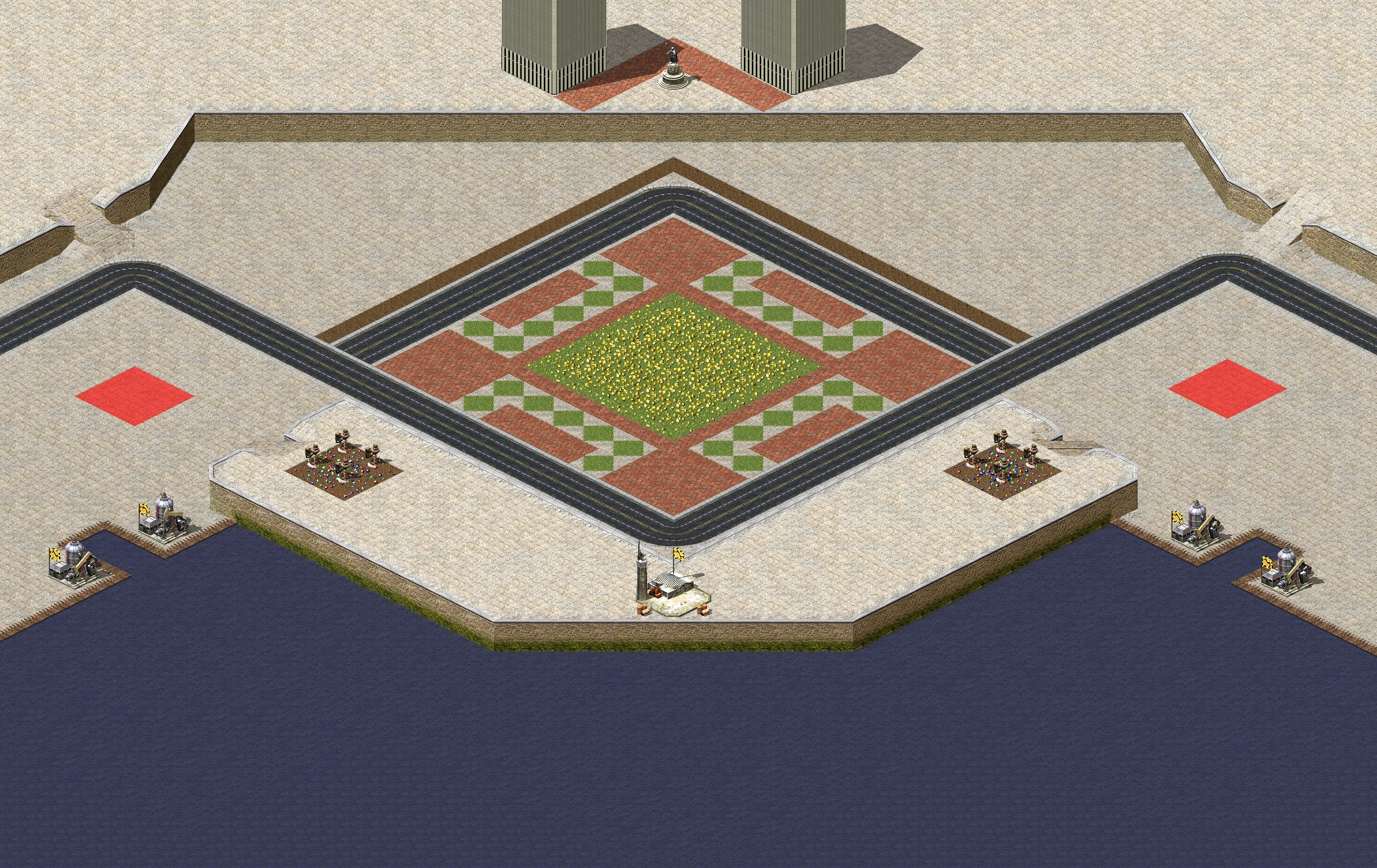 Rendered map: Conflict 1v1