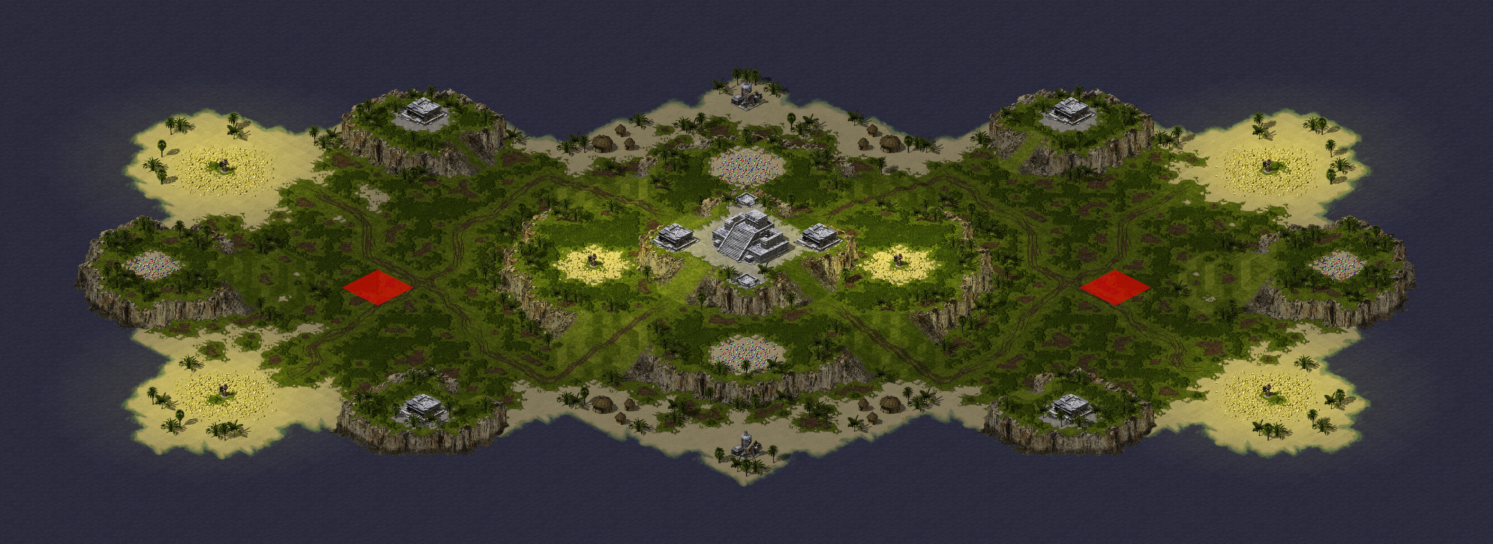 Rendered map: Tournament Map A
