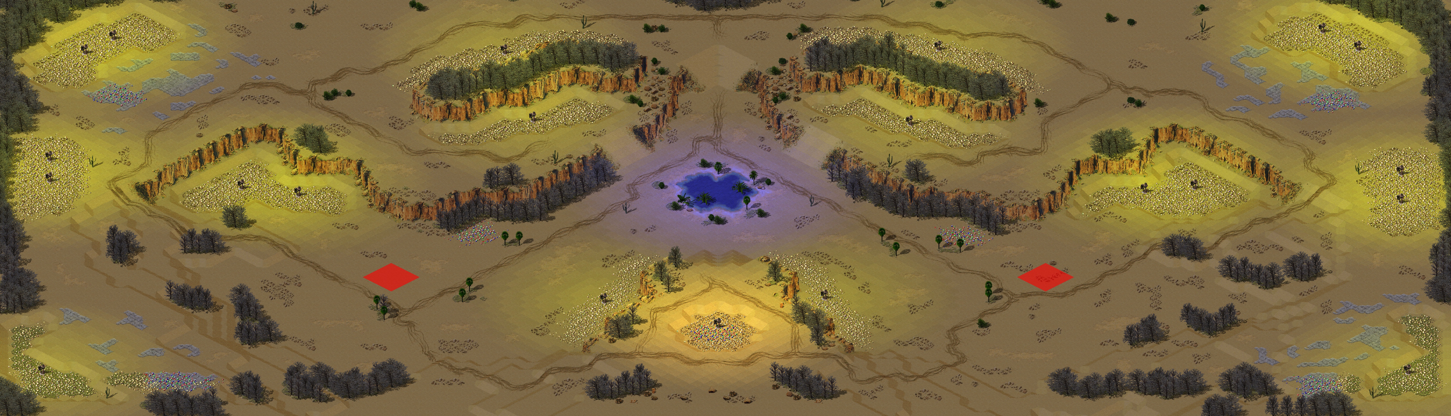 Rendered map: Canyon Clash