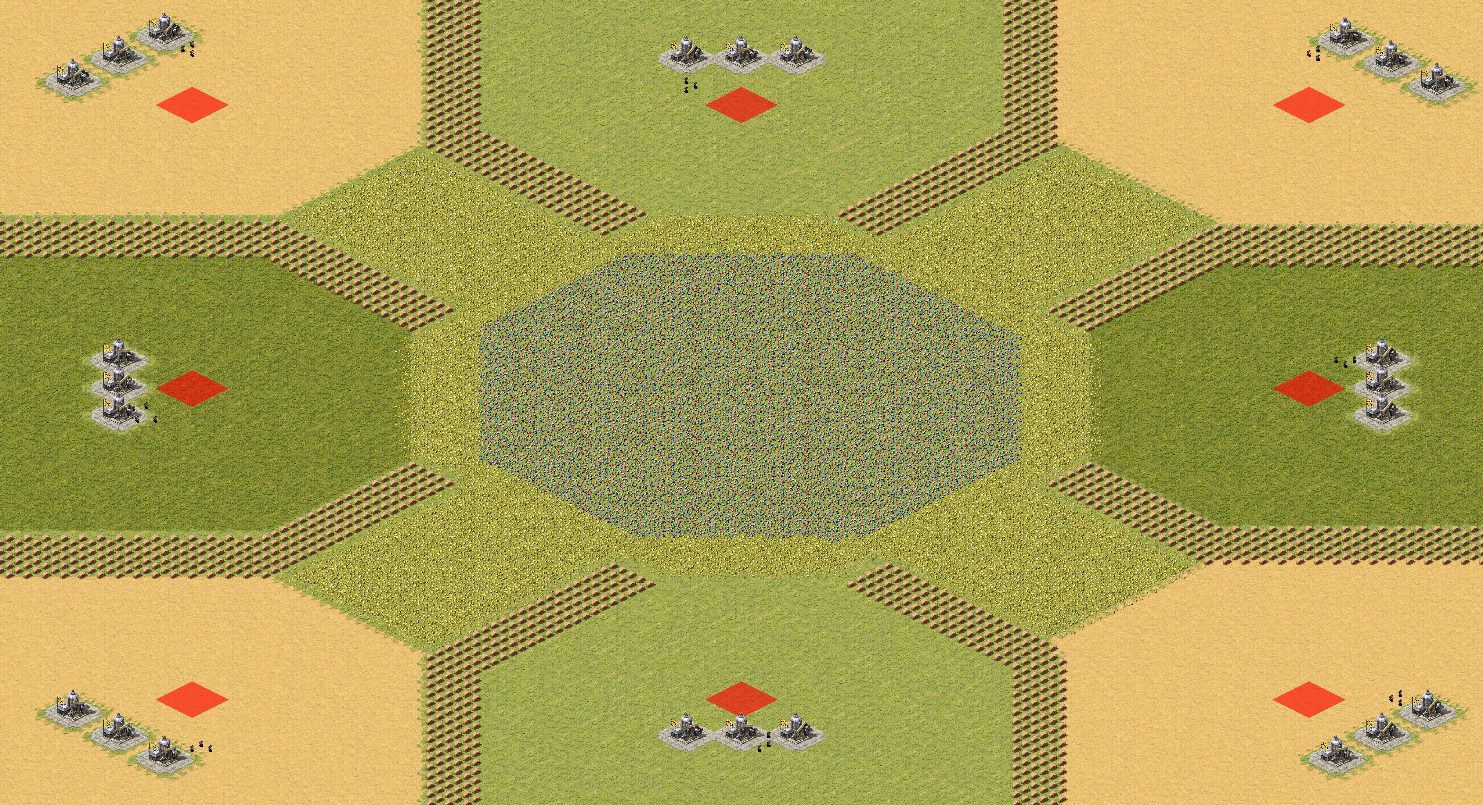 Rendered map: Land Master Soviet