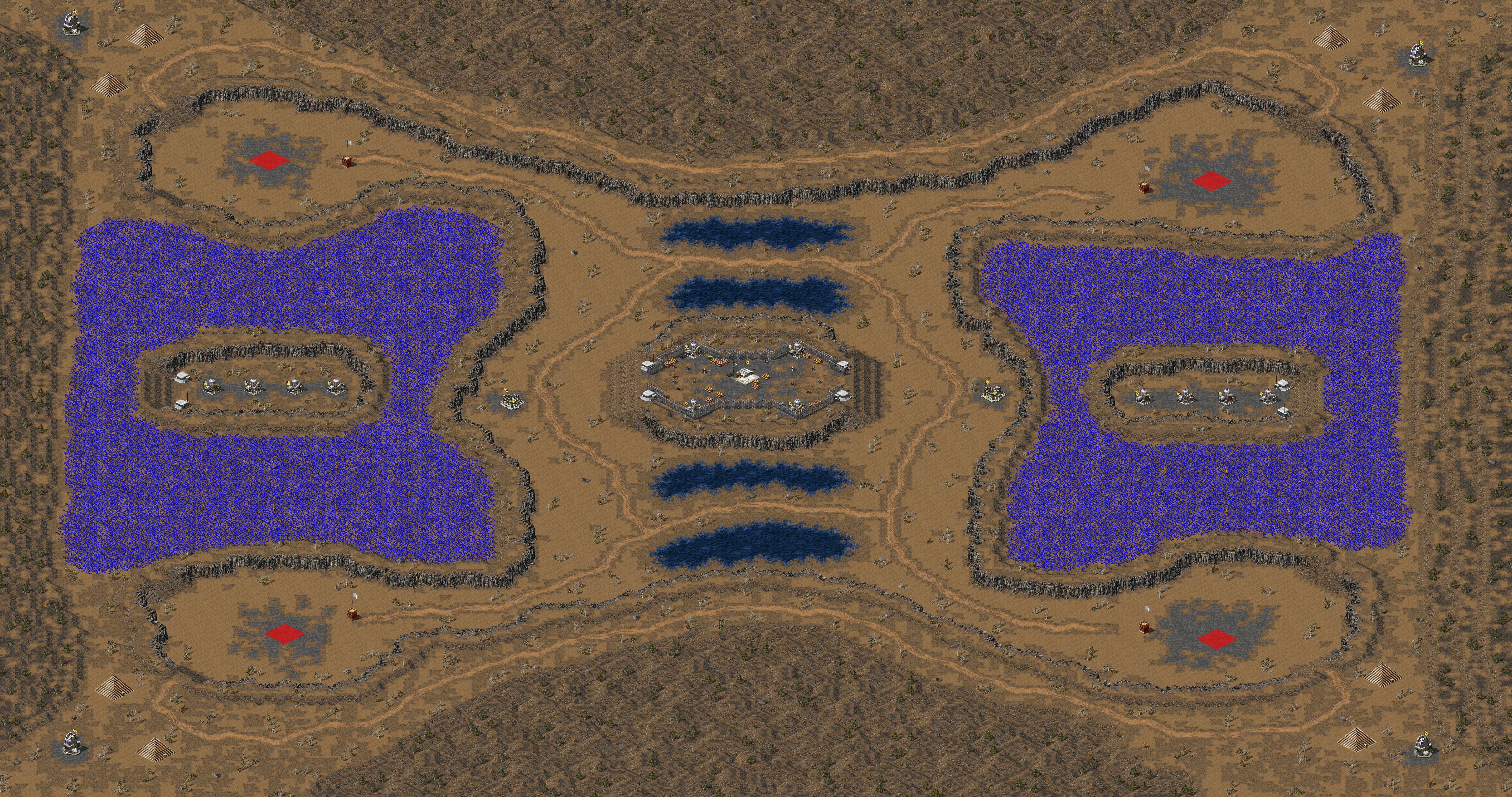 Rendered map: Arid Mitosis