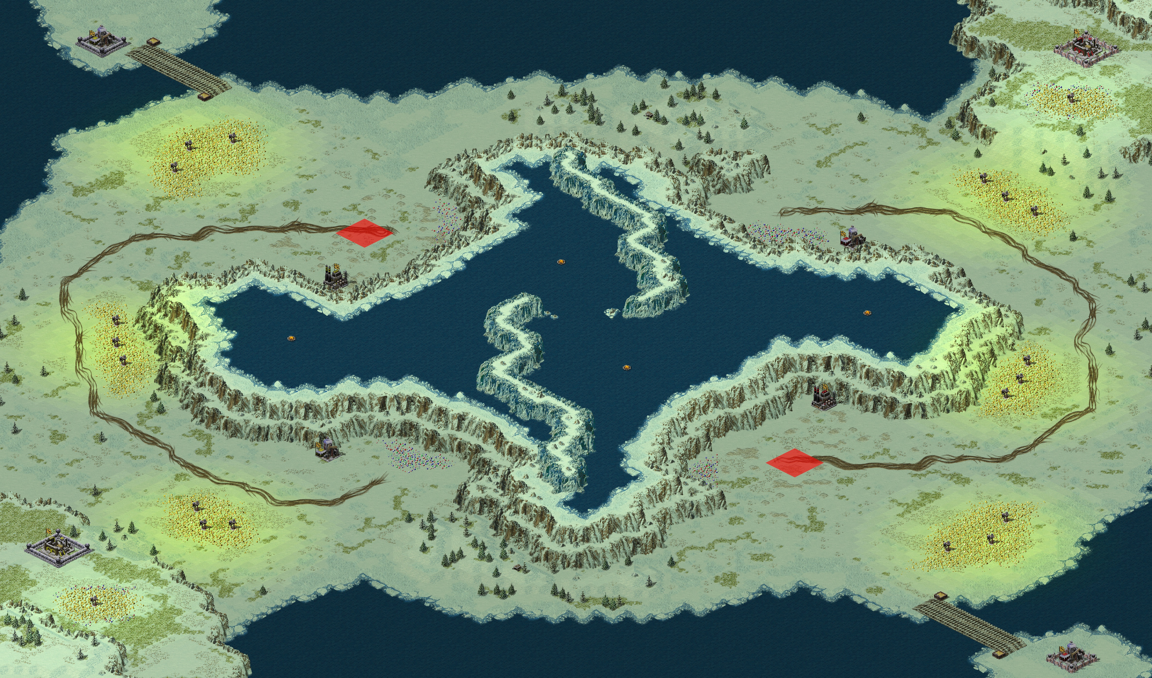 Rendered map: Buffed - Glacier Lake