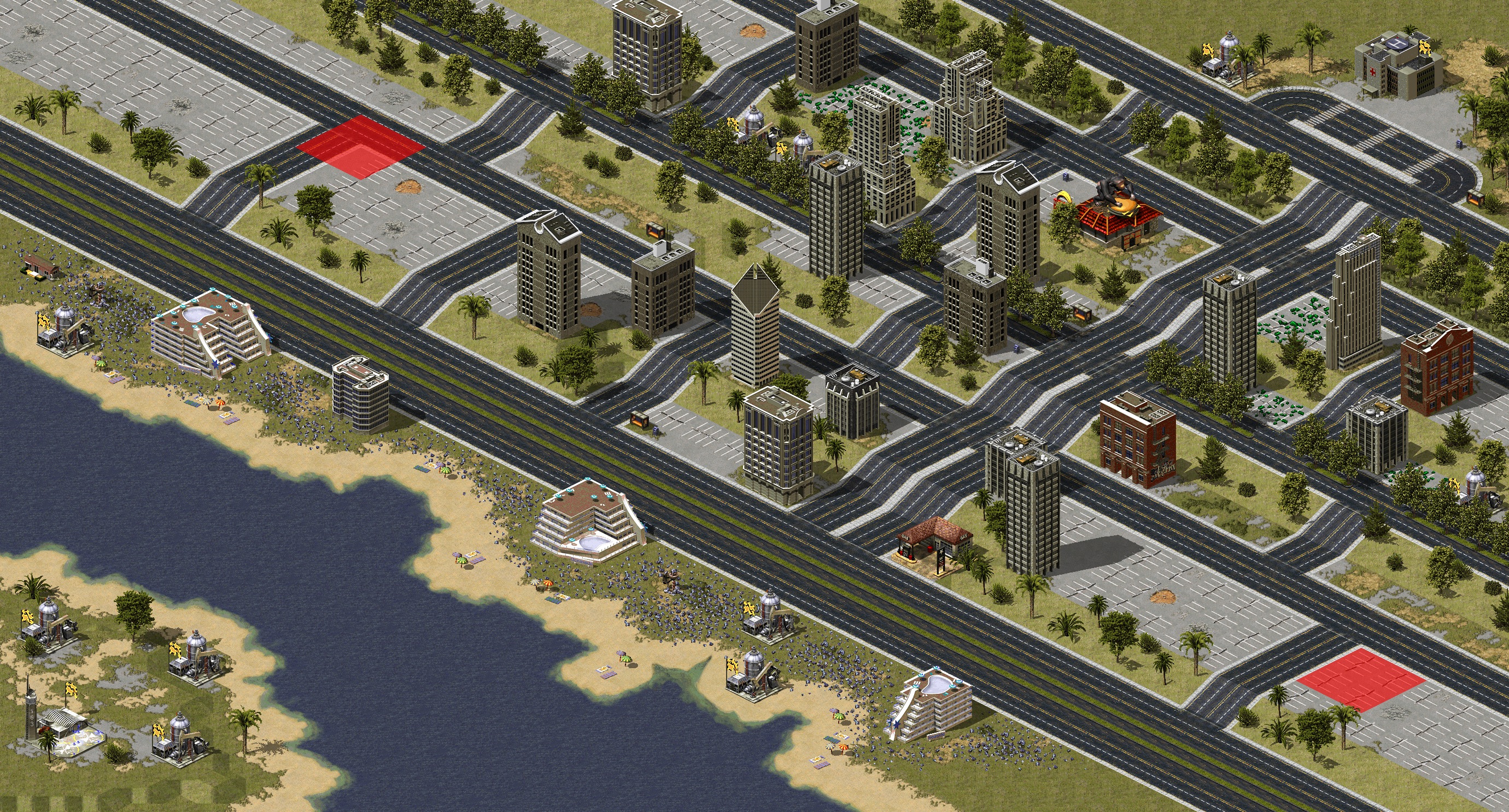 Rendered map: New Heights