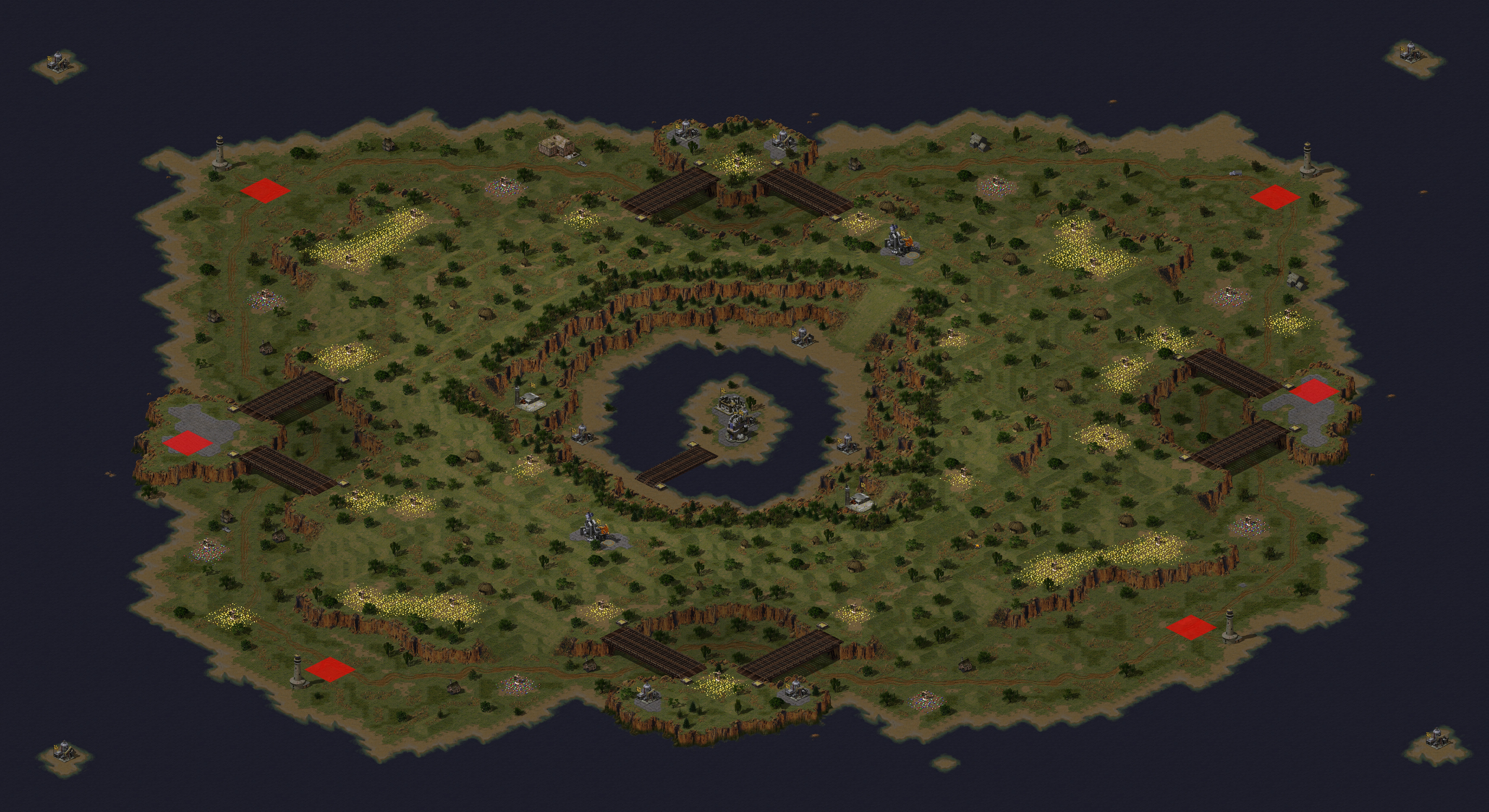 Rendered map: King's Men Isle 2