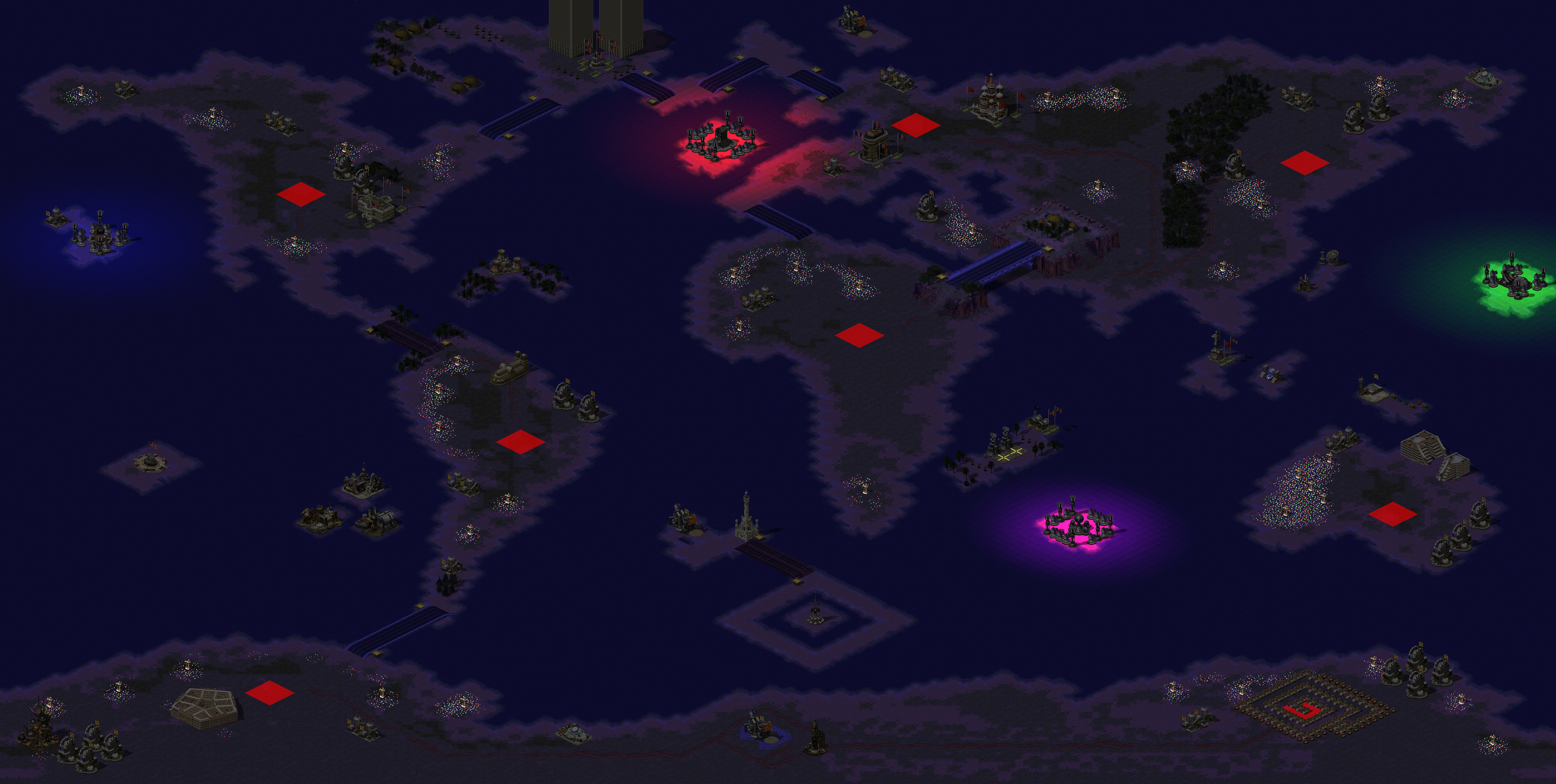 Rendered map: World Map 1-4