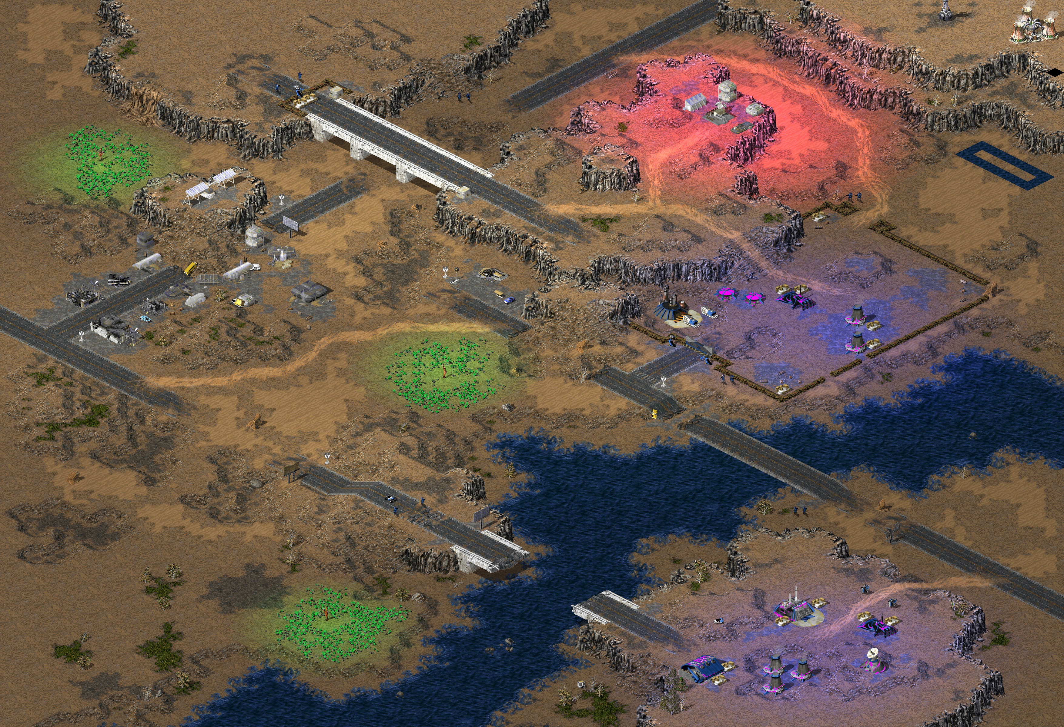 Rendered map: Retaliation