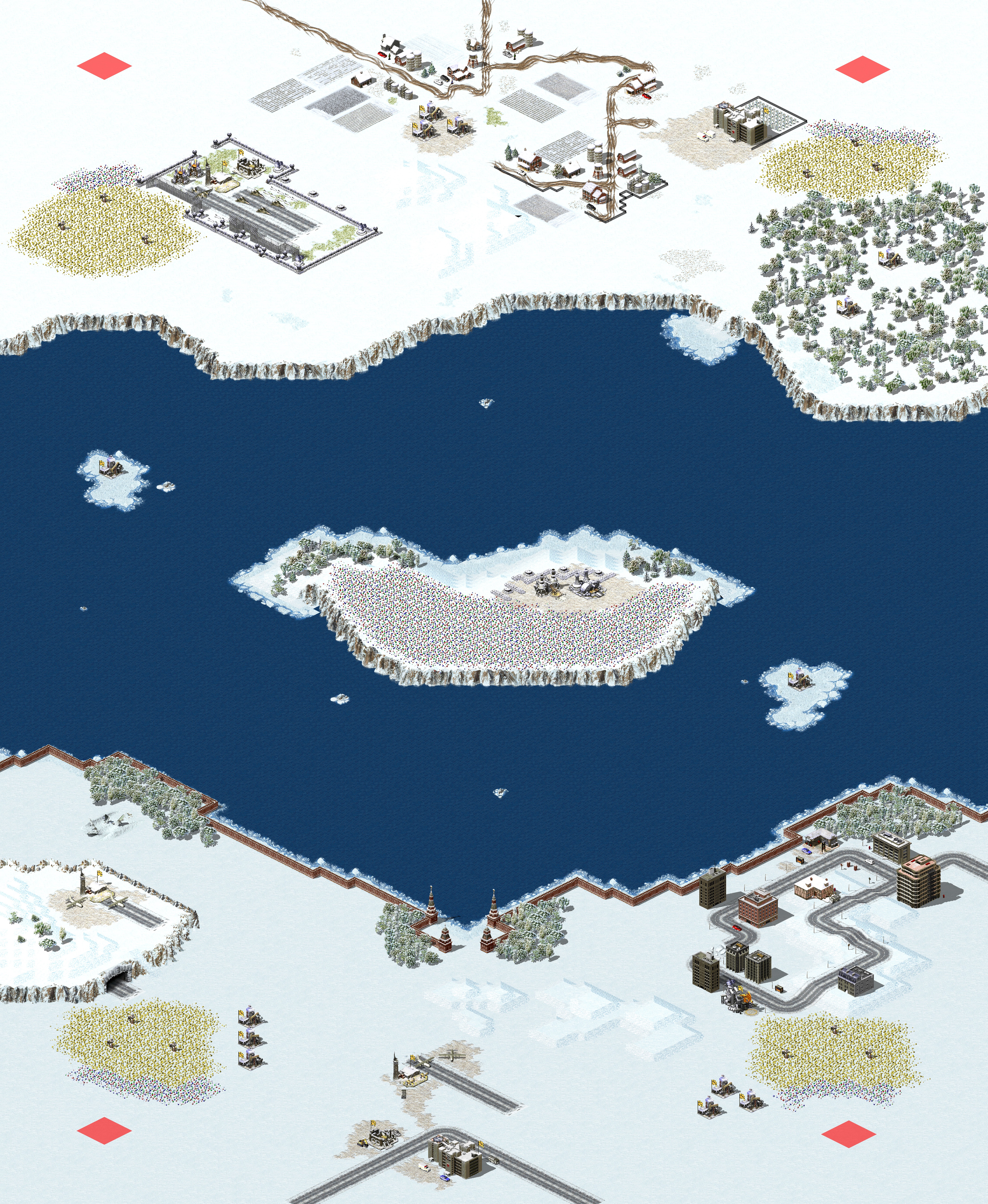 Rendered map: Alaska gems battle