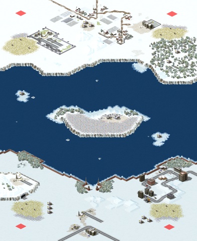 Rendered preview of Alaska gems battle