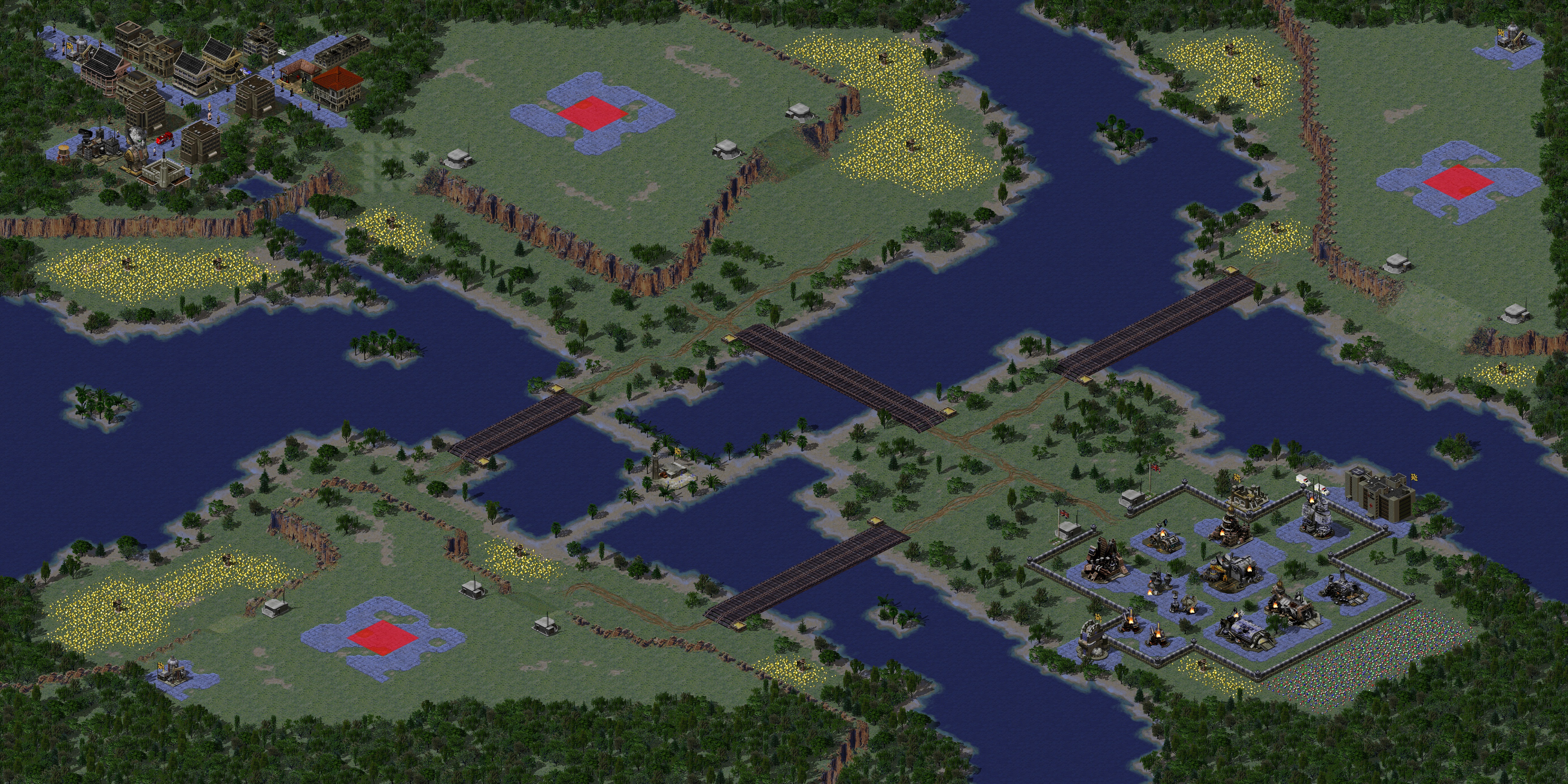 Rendered map: Down