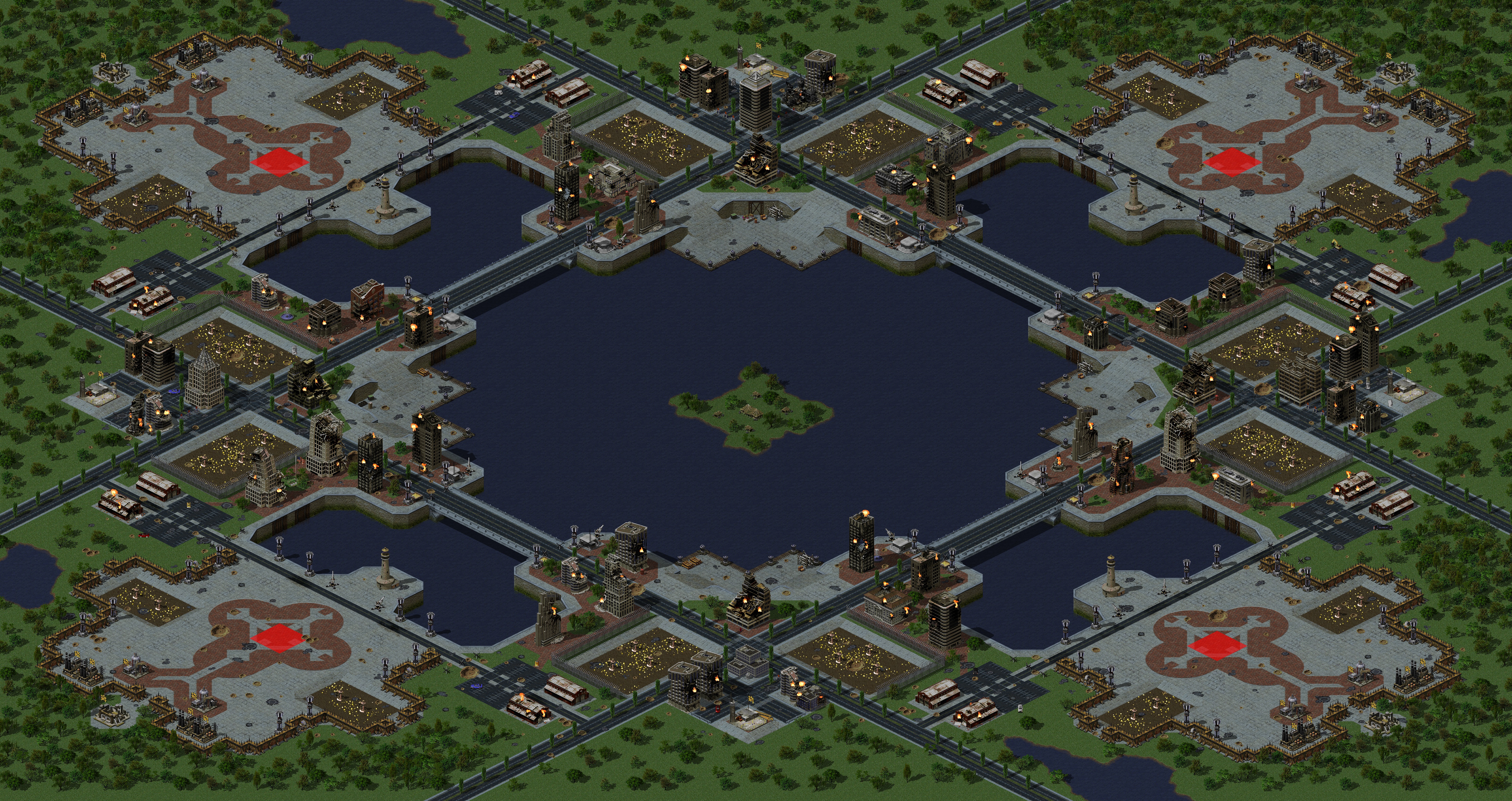 Rendered map: Moonlit Bay - Aftermath