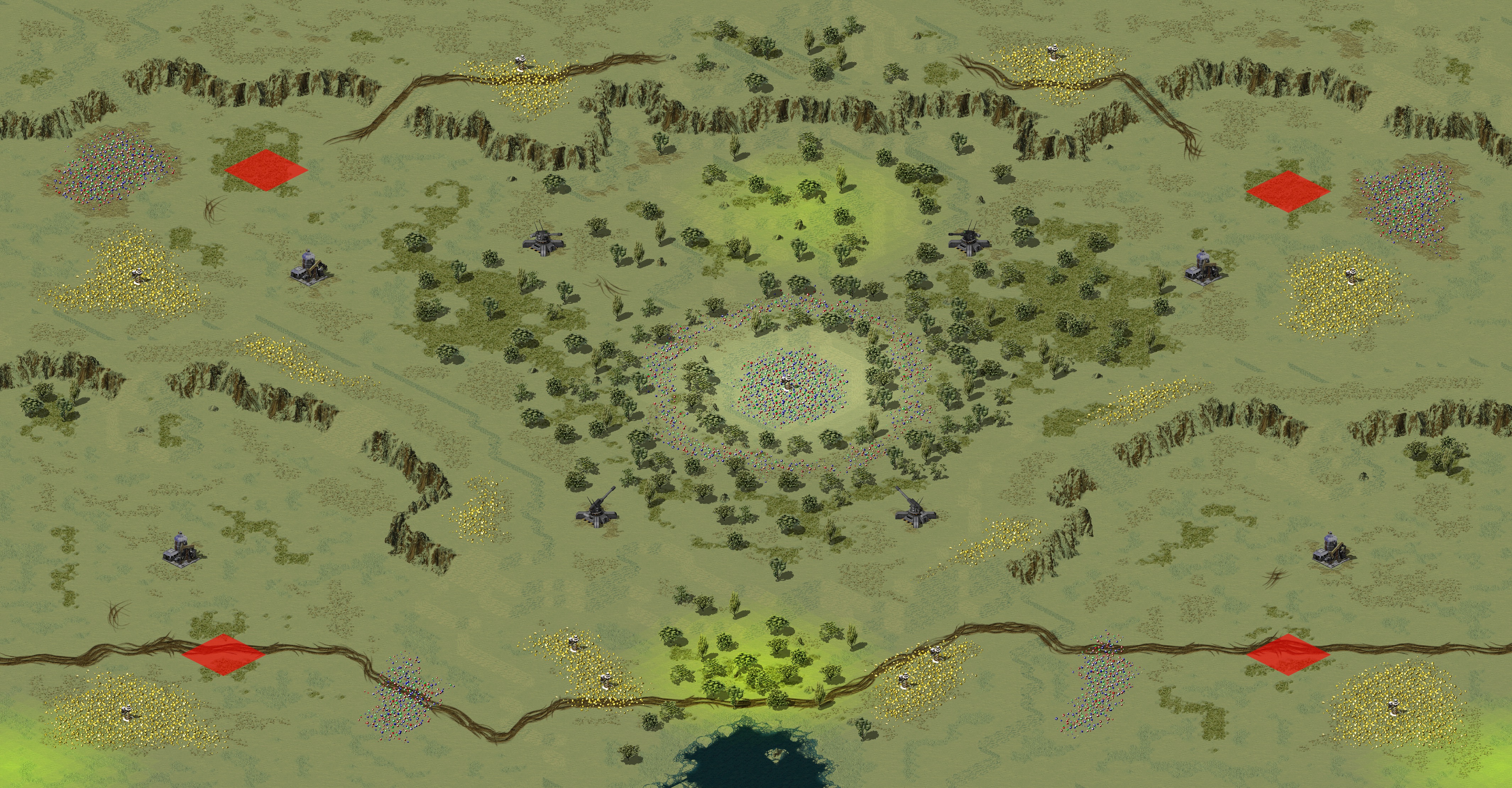 Rendered map: Frozen Badlands