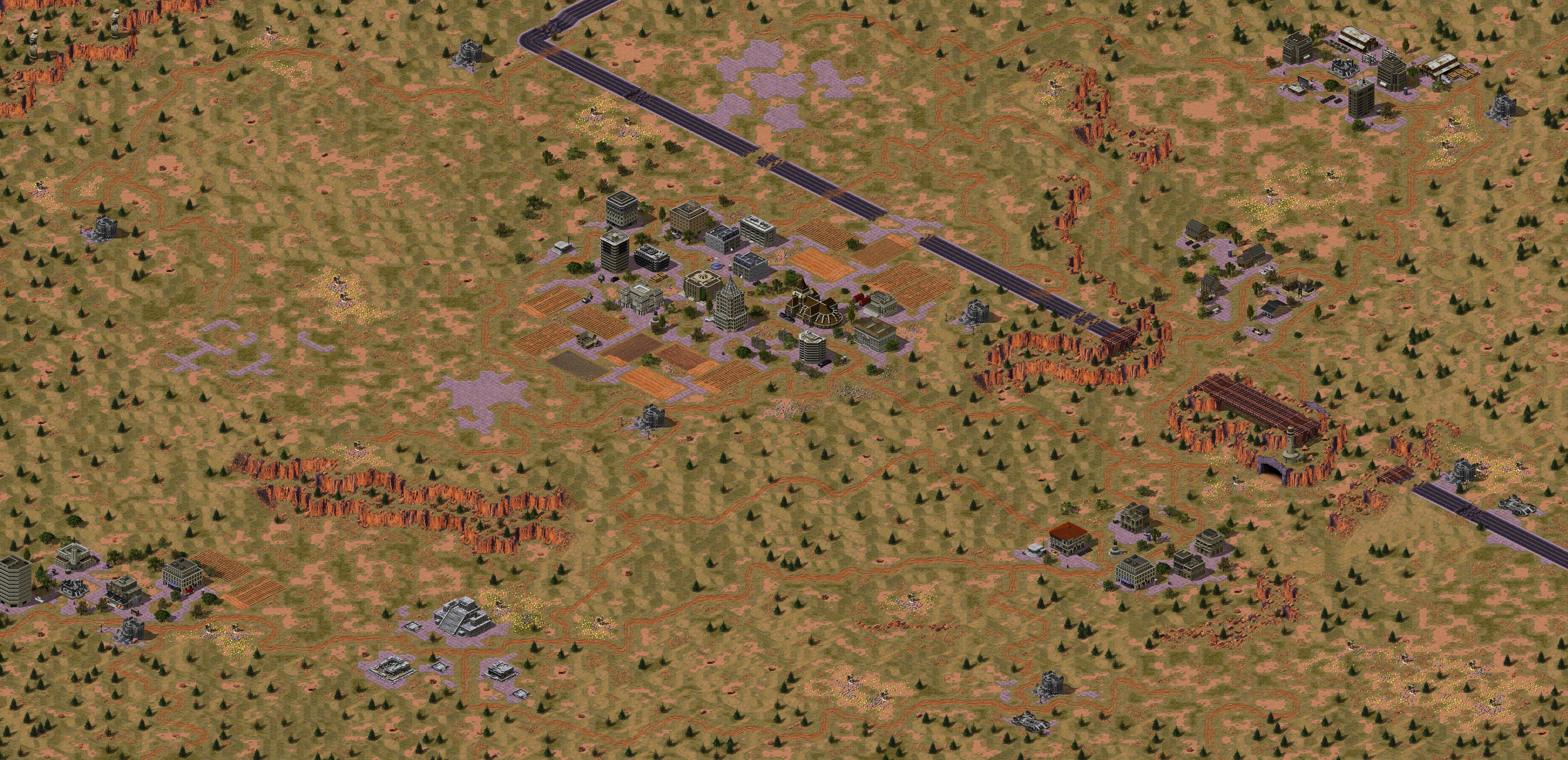 Rendered map: Westernfield