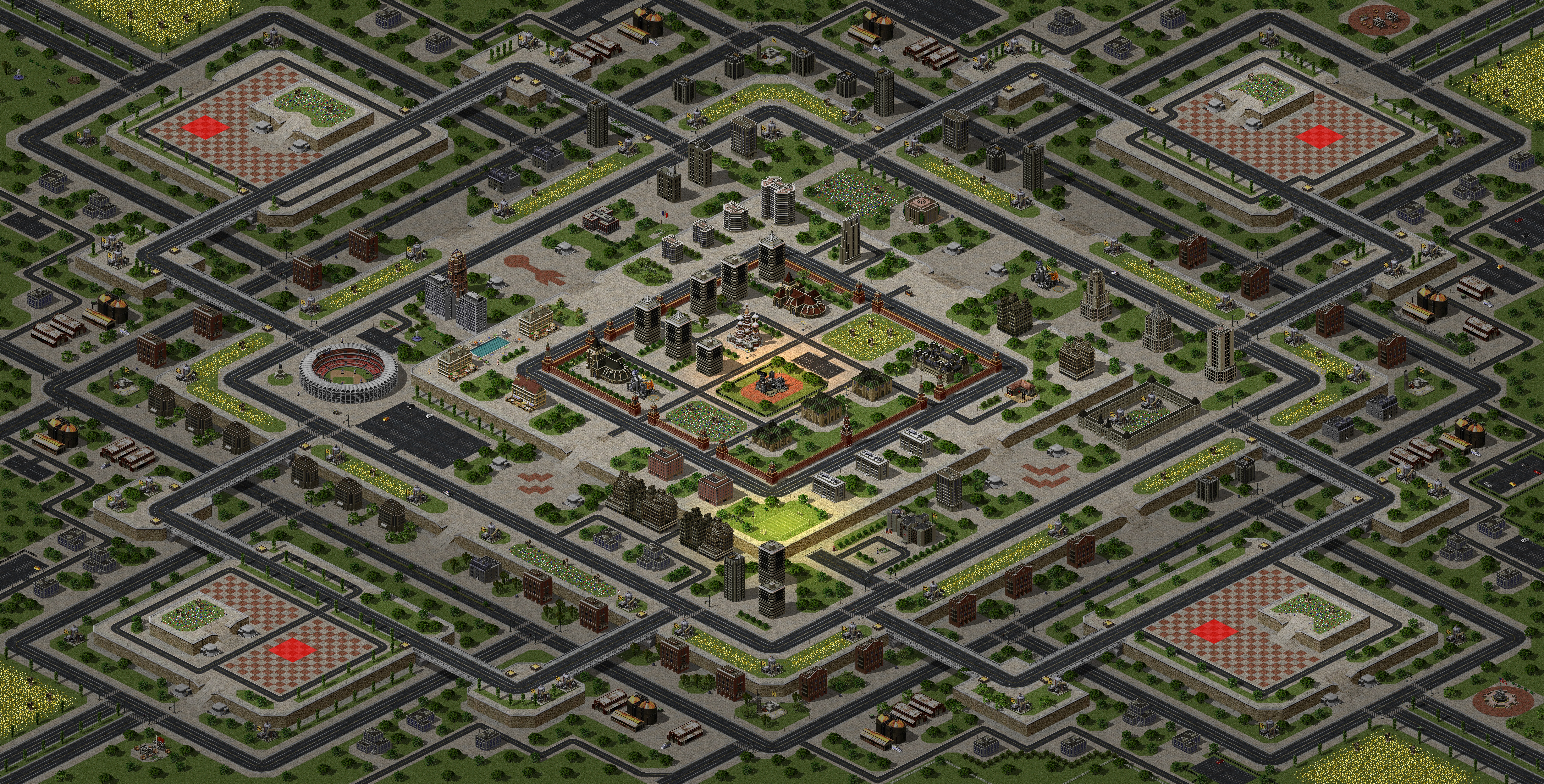 Rendered map: Mile High City
