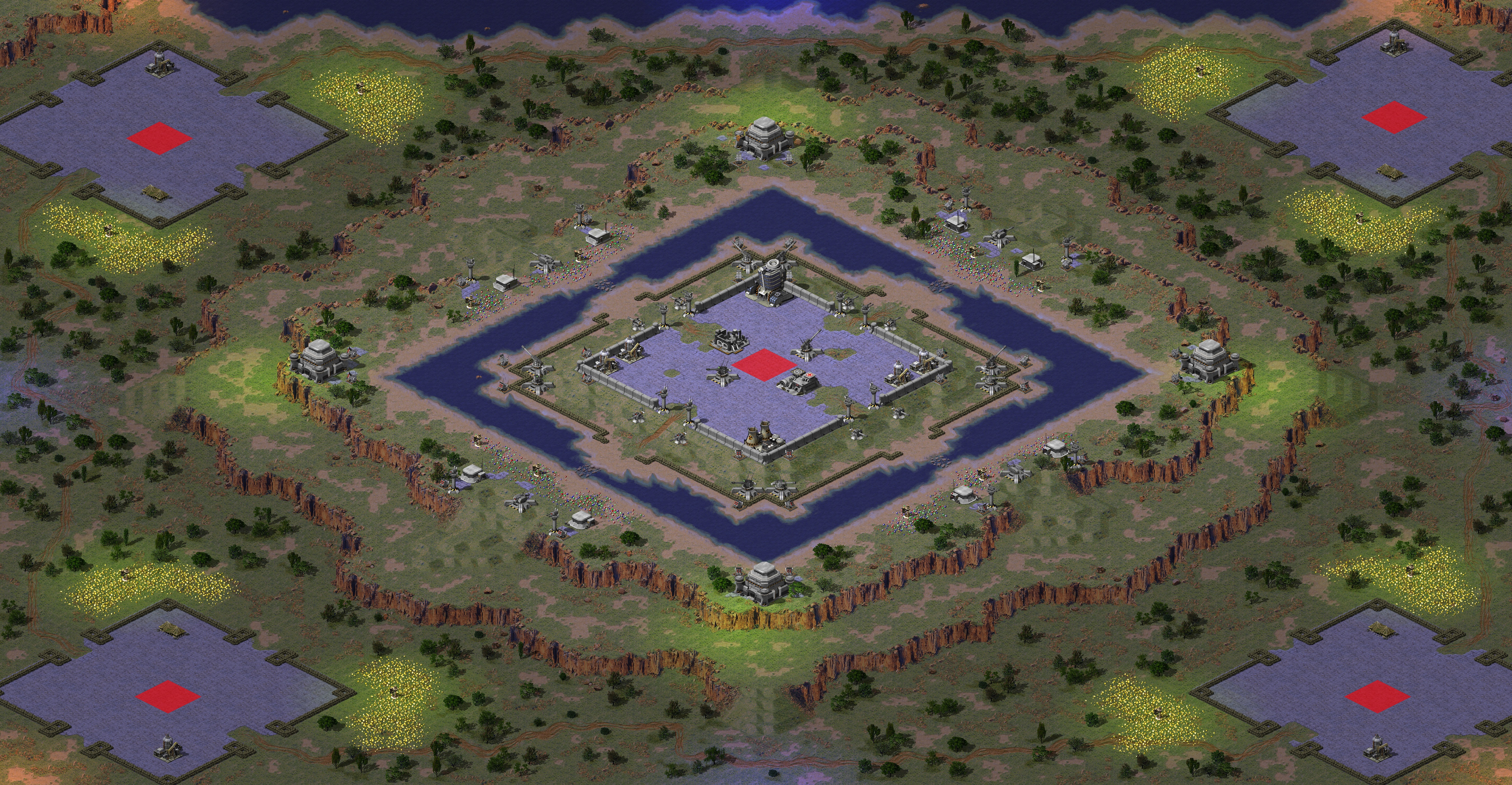 Rendered map: Flower of Power