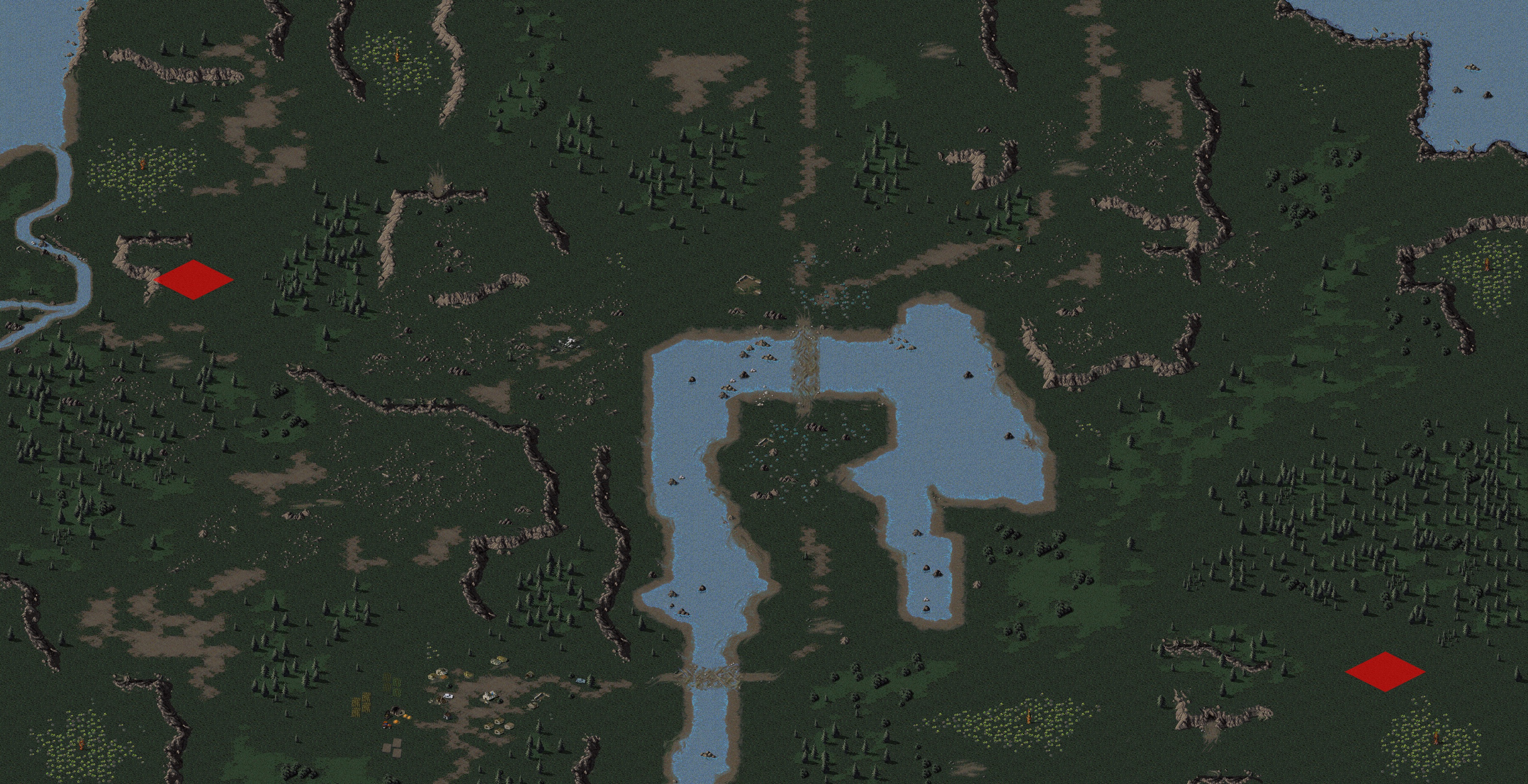 Rendered map: Forgotten Forests