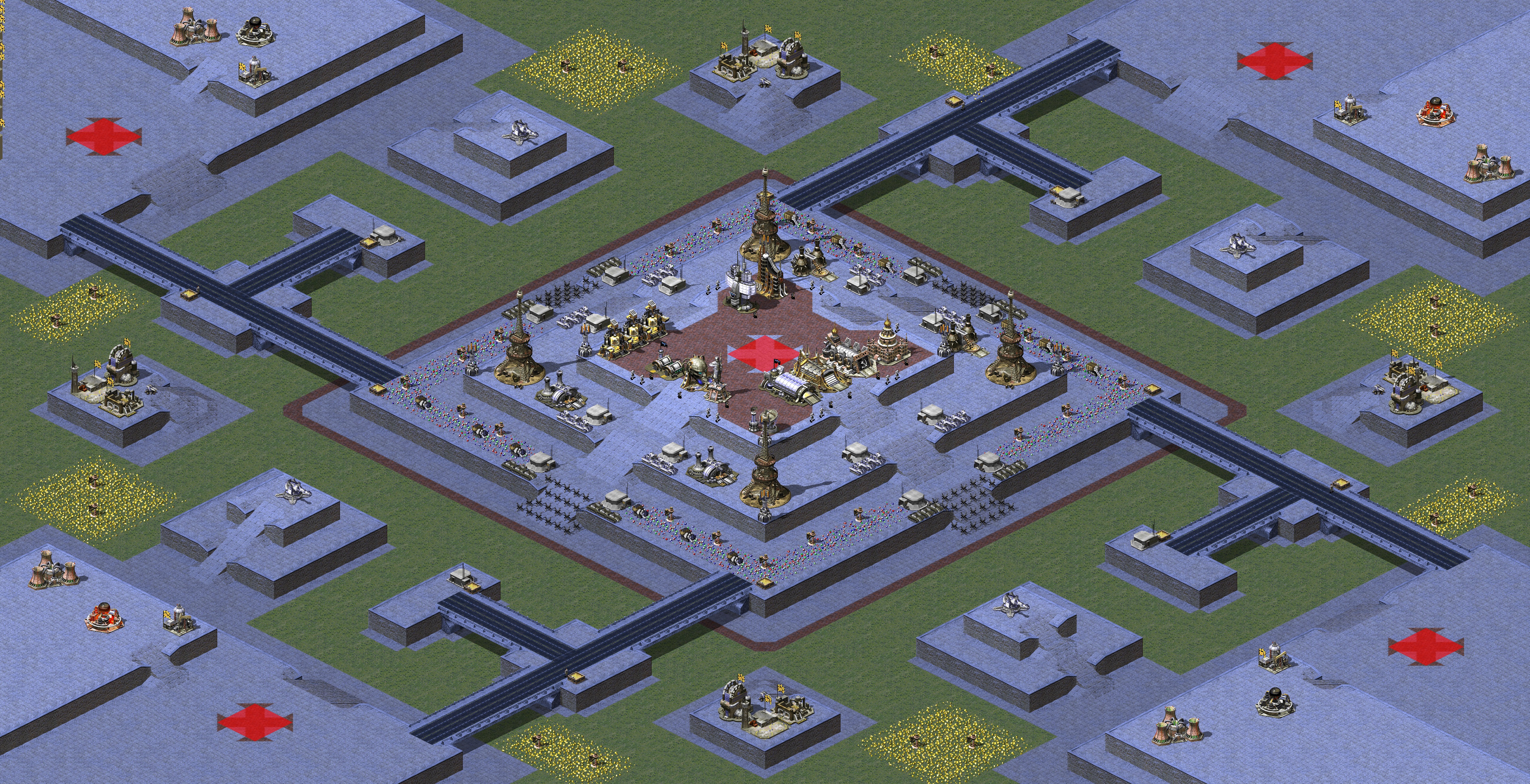 Rendered map: Surrounded 1v5