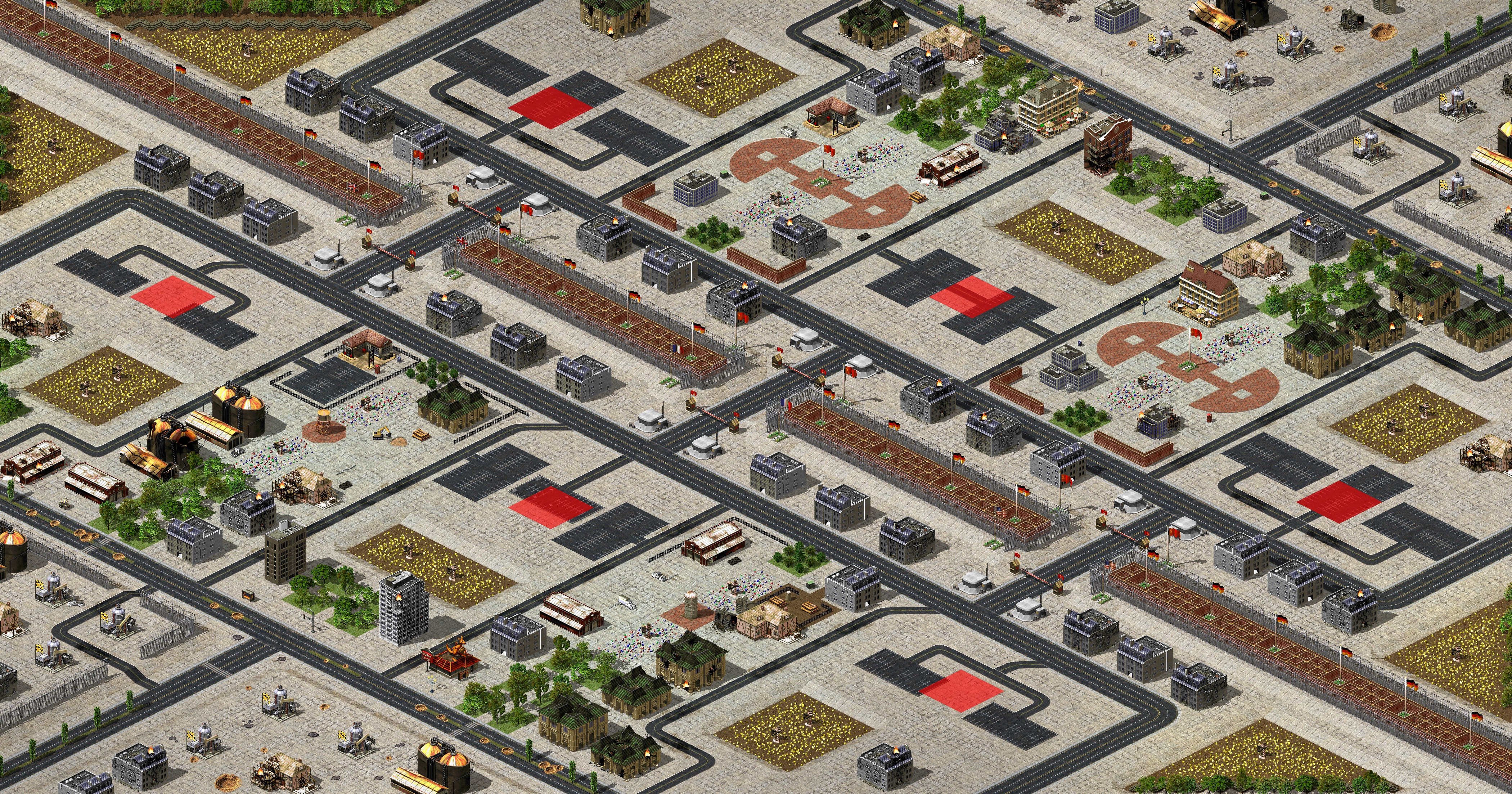 Rendered map: Siege City-S
