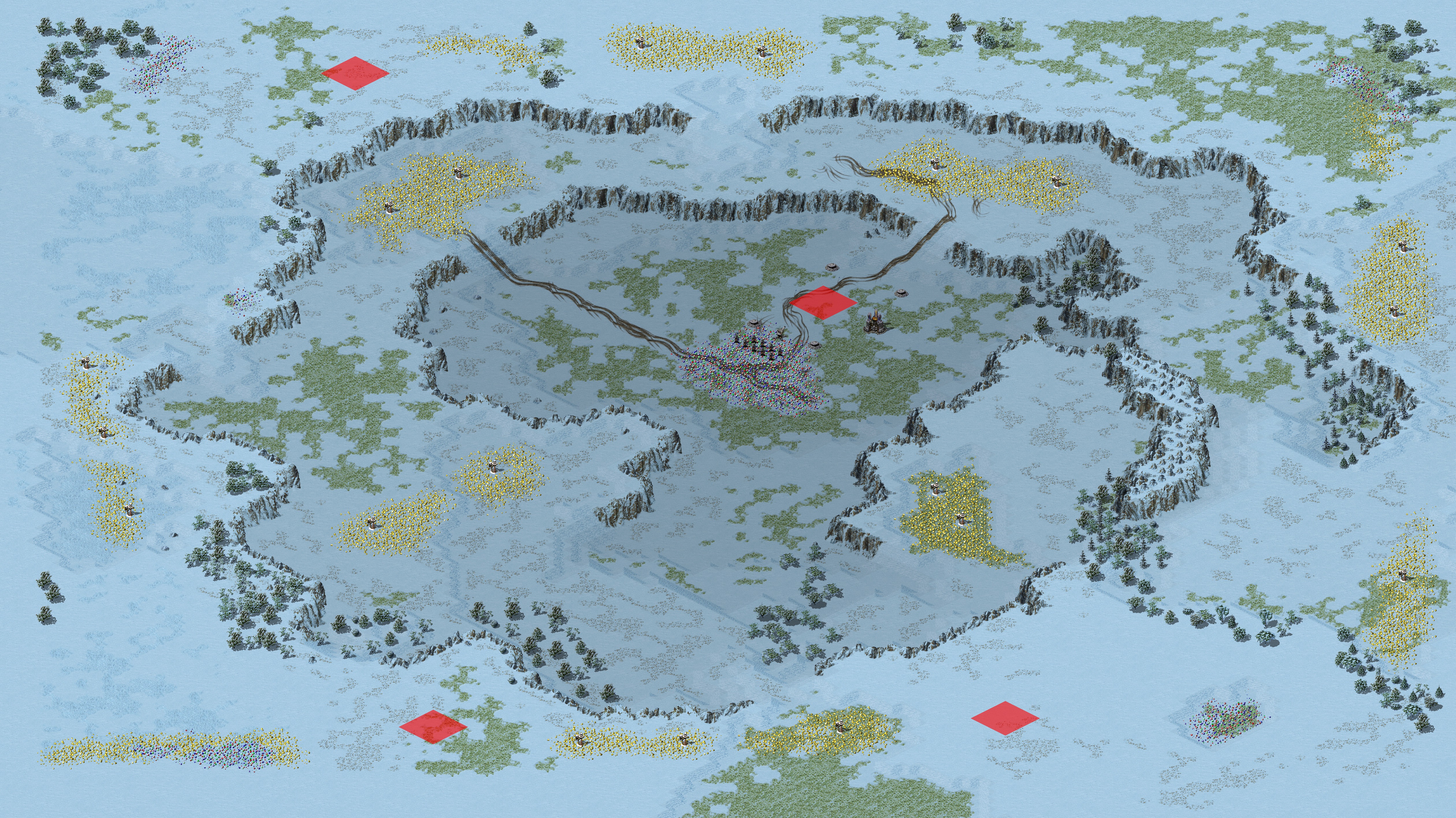 Rendered map: 007 Snowy Field