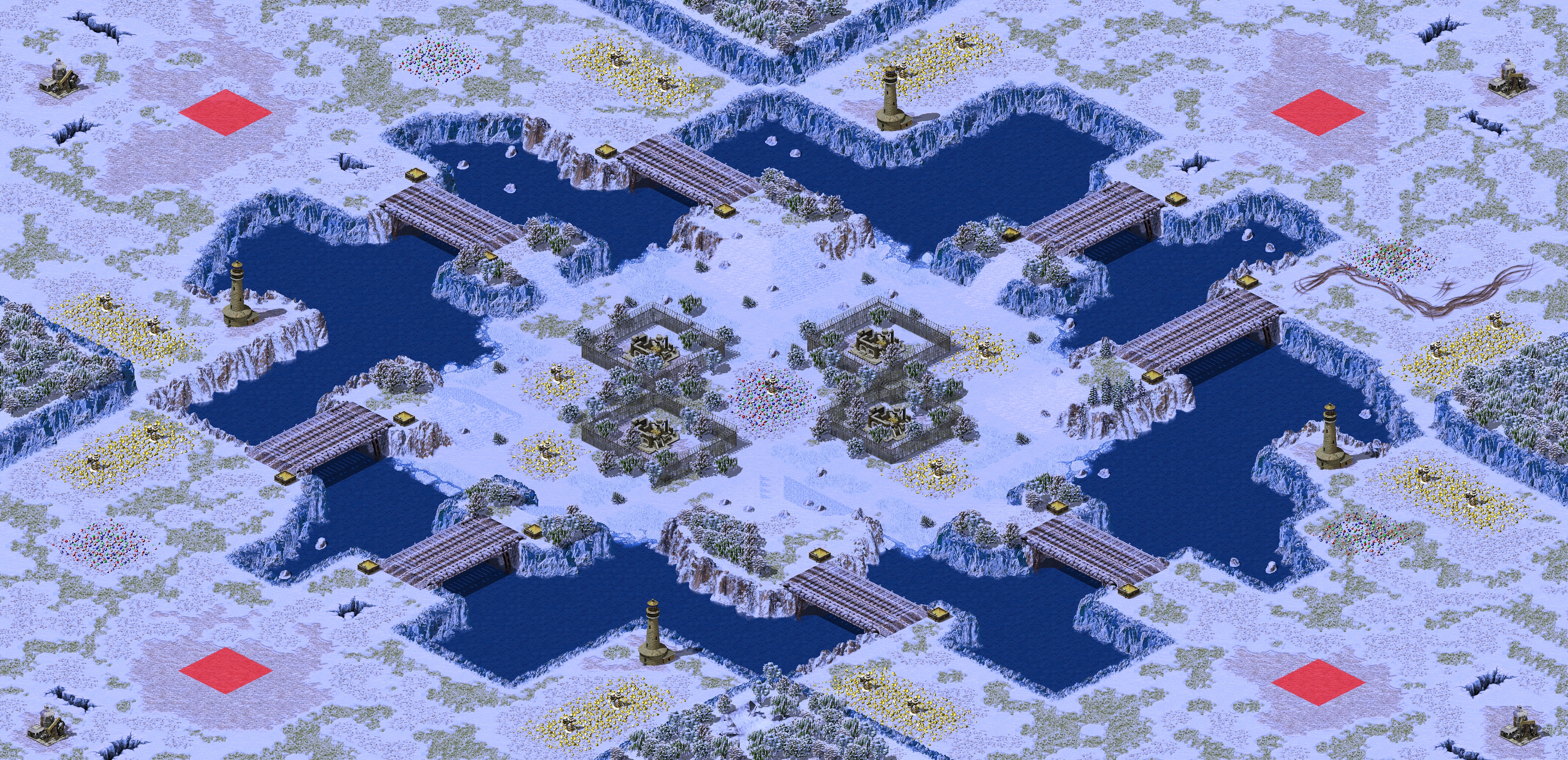Rendered map: Four Pack